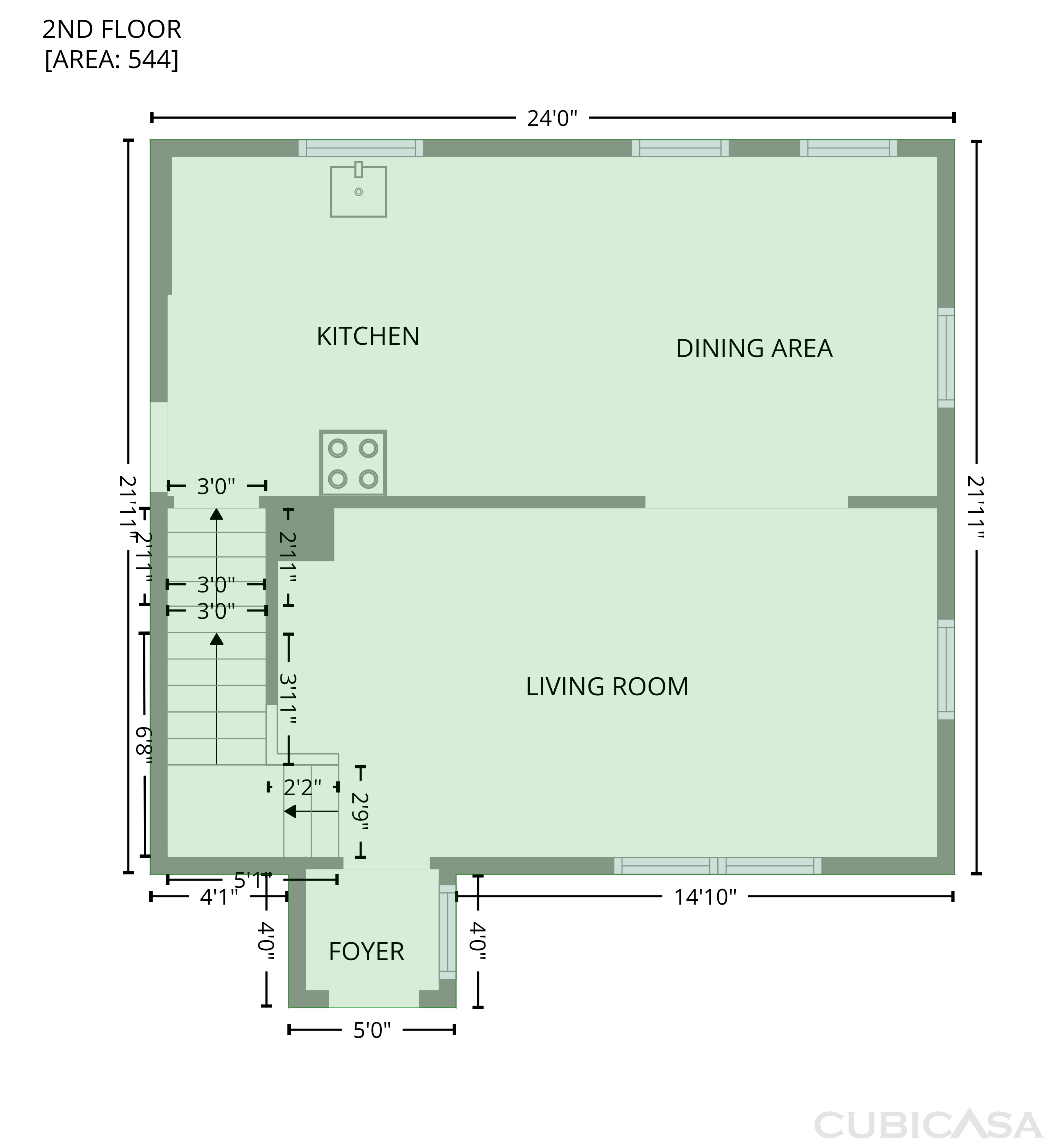 Second Floor of 824 Gasche St, Wooster, OH