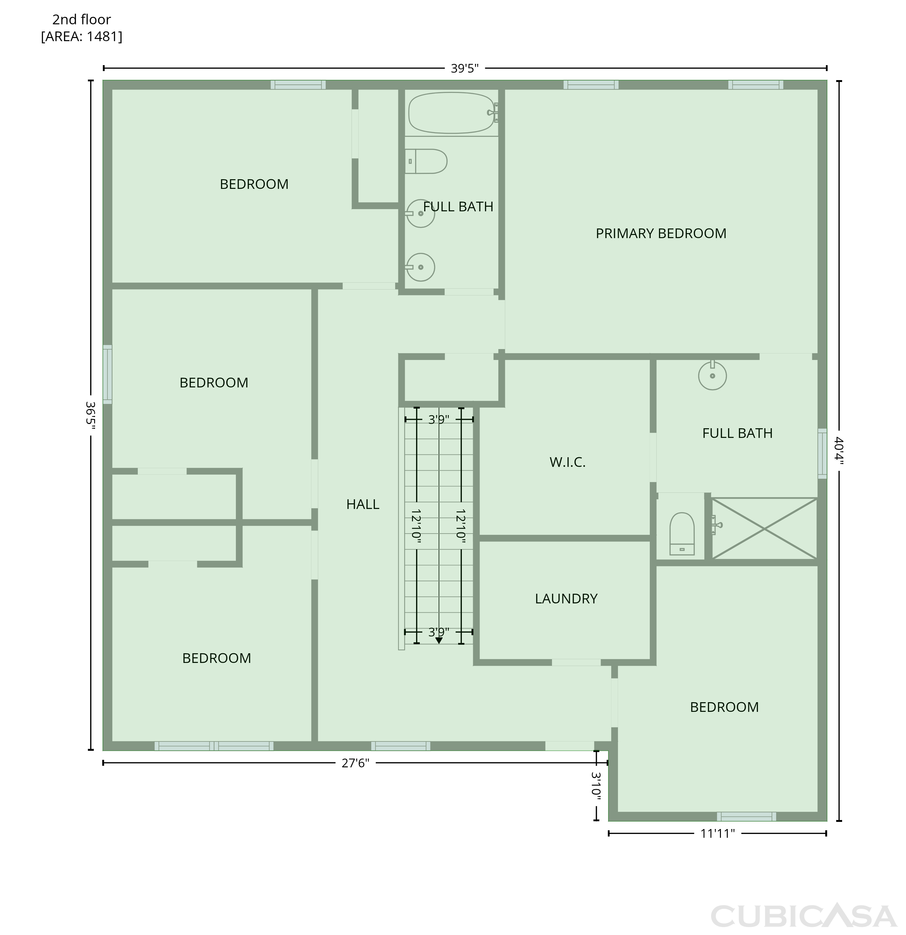 Second Floor of 5627 Barclay Ct, Fort Mill, SC
