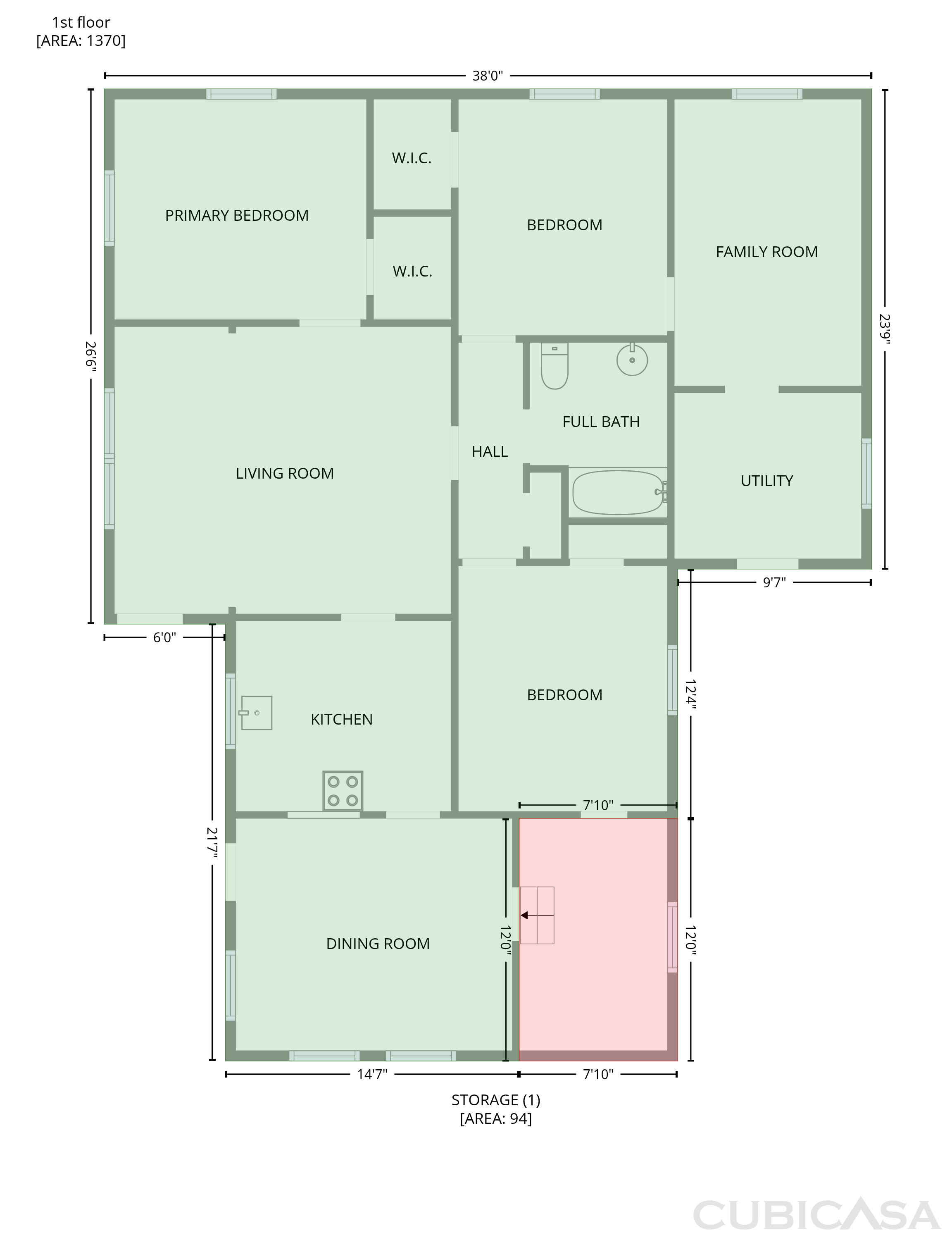 Main Floor of 2294 Cullman Rd, Arab, AL