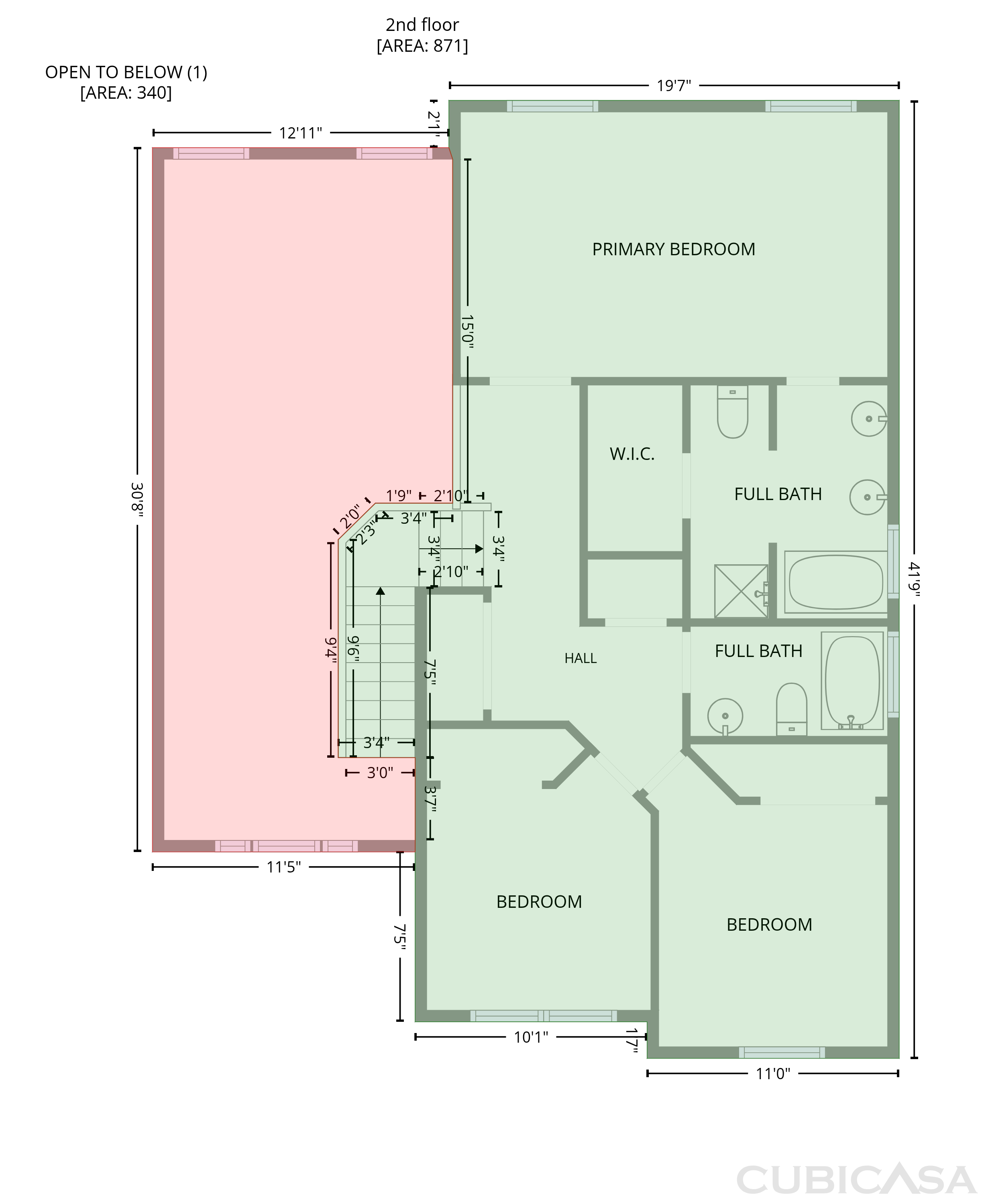 Second Floor of 10809 Northgate Trail Dr, Charlotte, NC