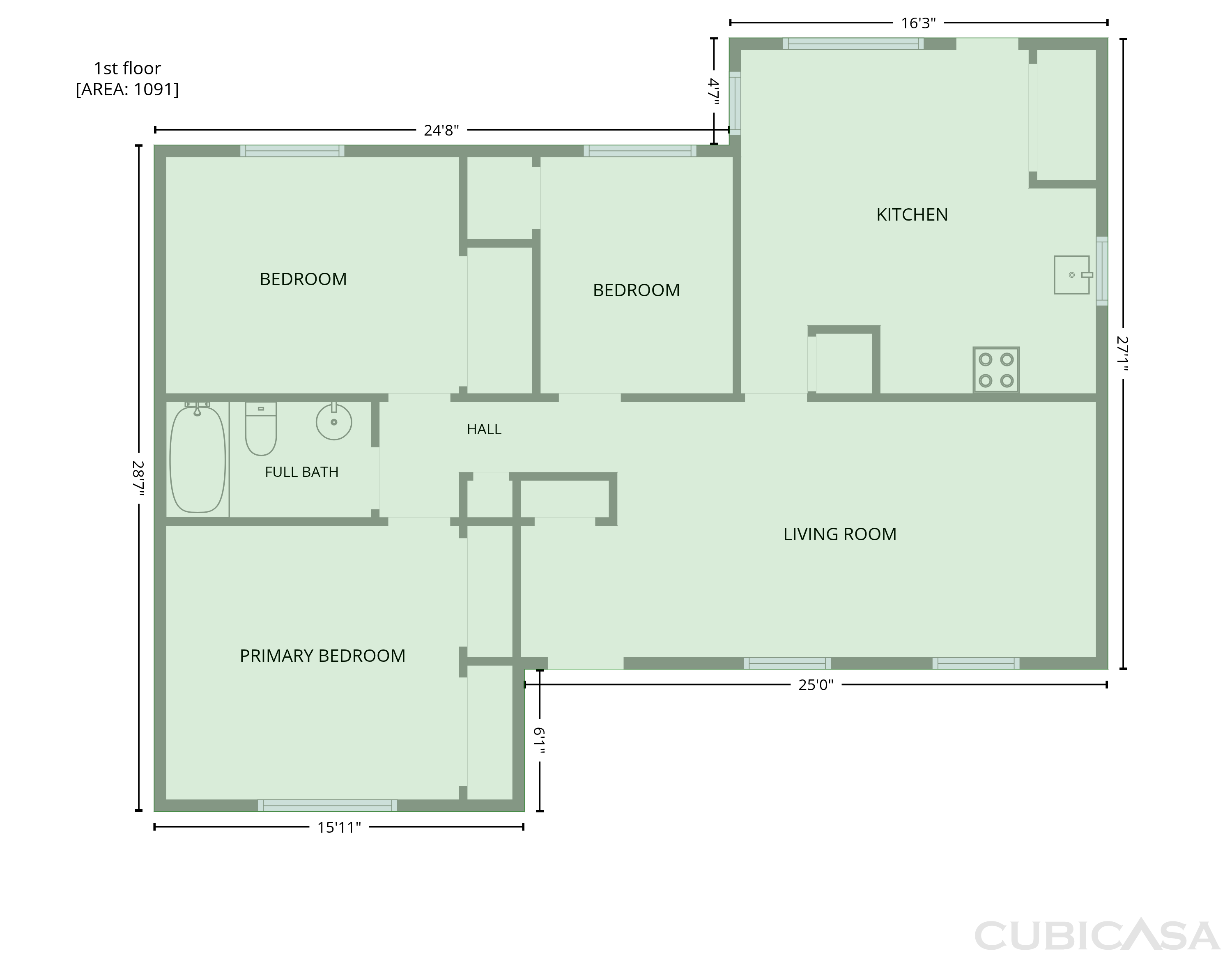 Main Floor of 4 Shirley Caesar Ct, Durham, NC