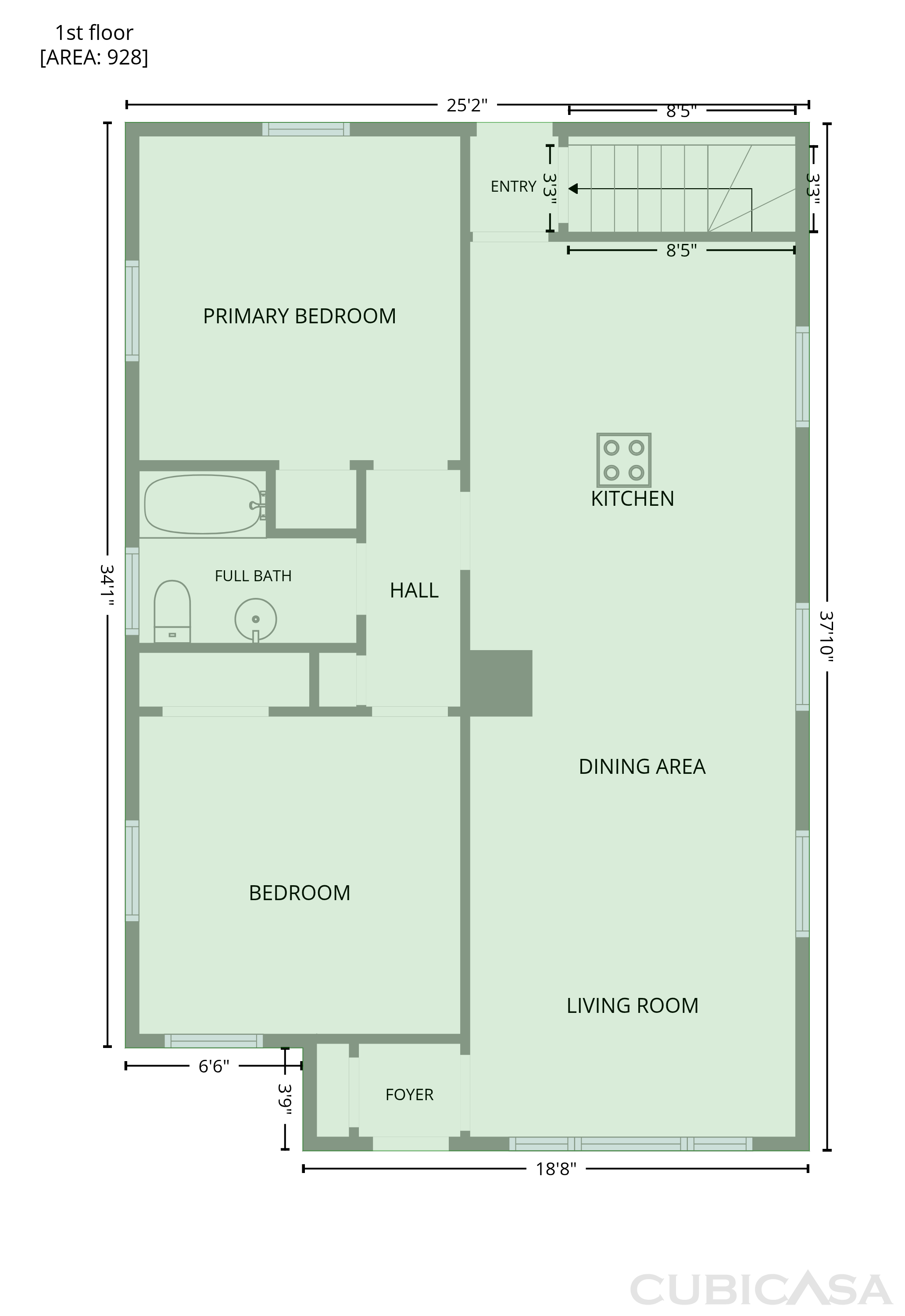 Second Floor of 274 Whitford Ave, Providence, RI