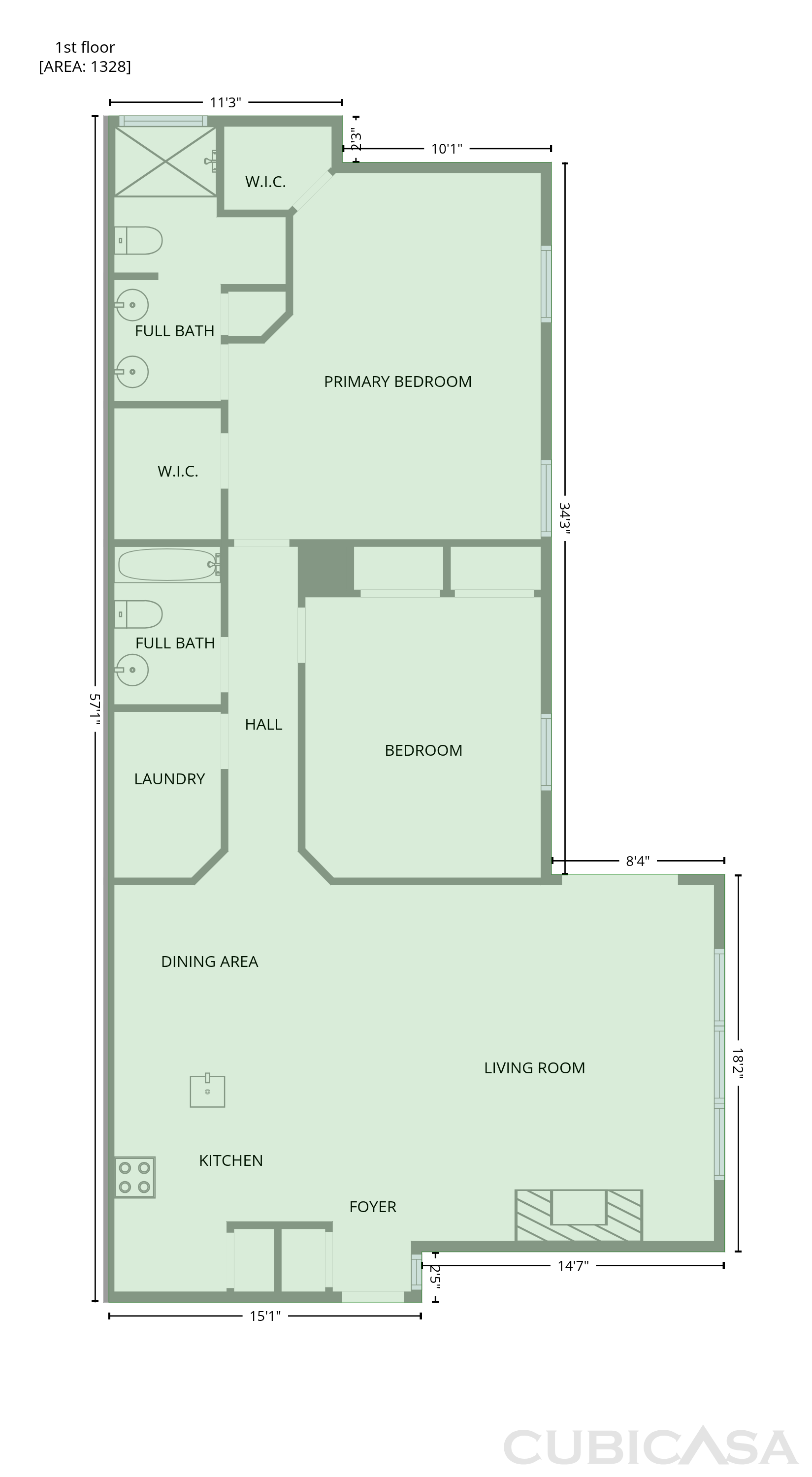 Main Floor of 906 W Marymont Ln, Charleston, SC