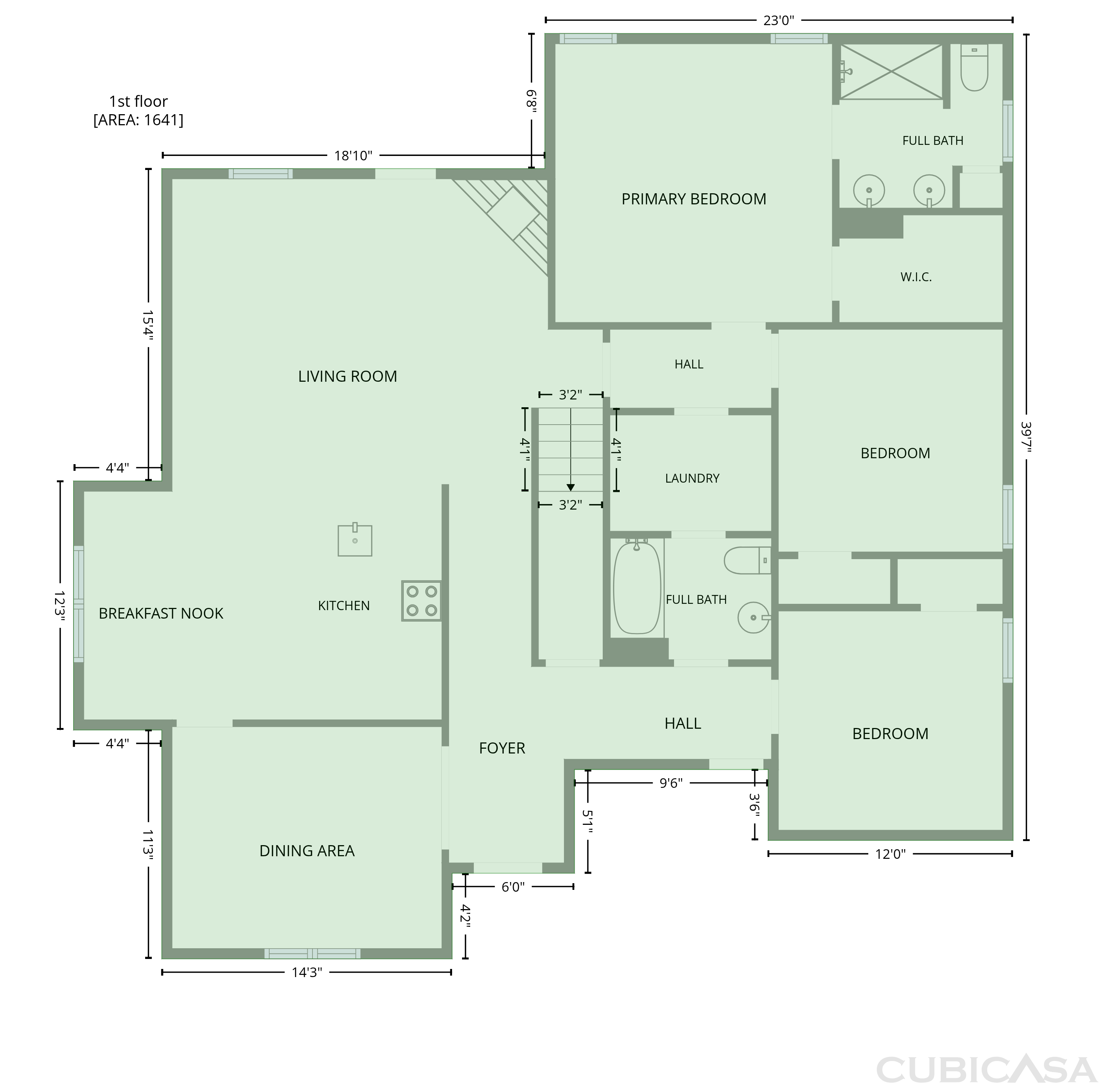 Main Floor of 903 Long Ave, Garner, NC