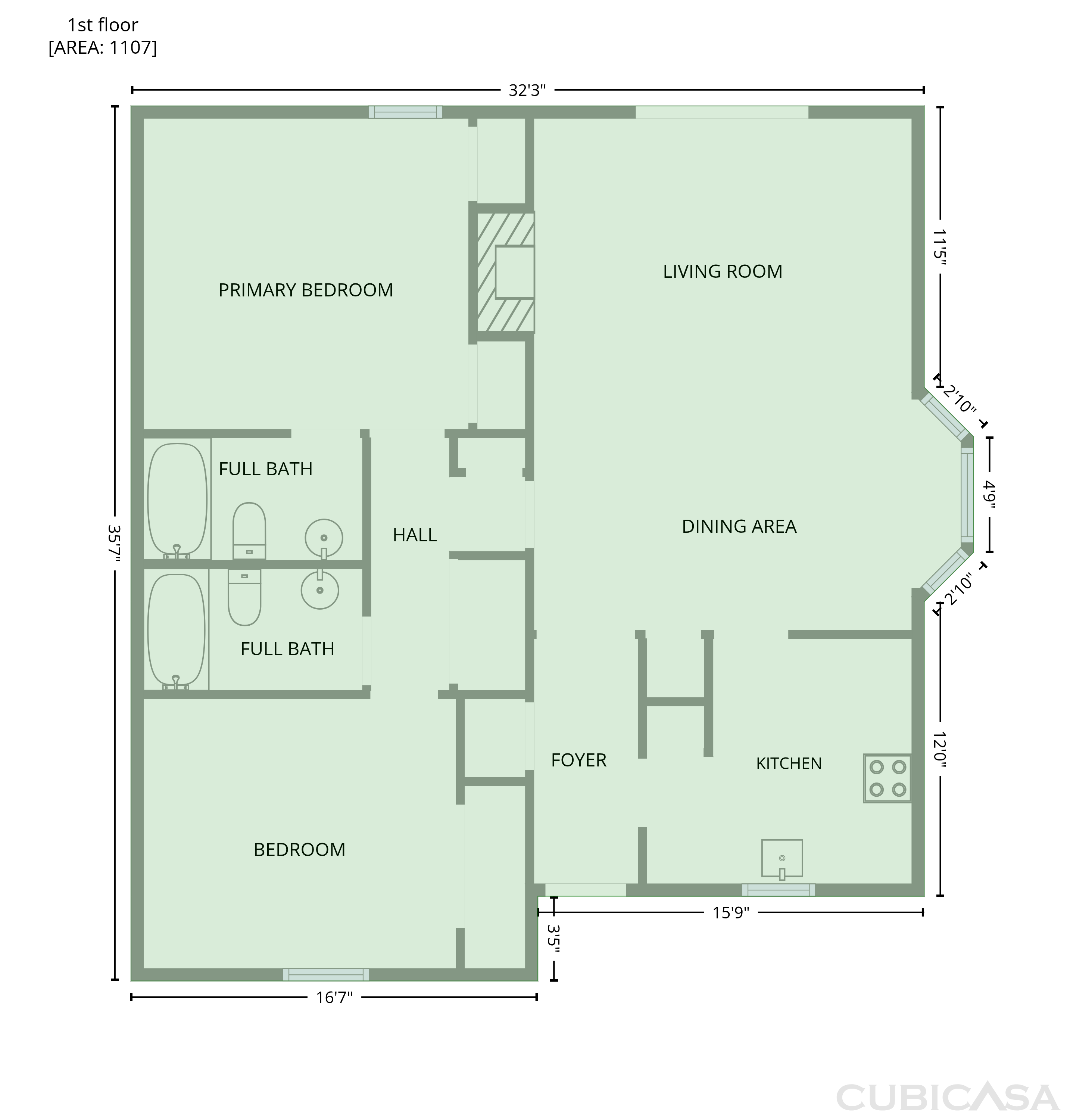 Main Floor of 3363 Lakeside Pl, Hermitage, TN