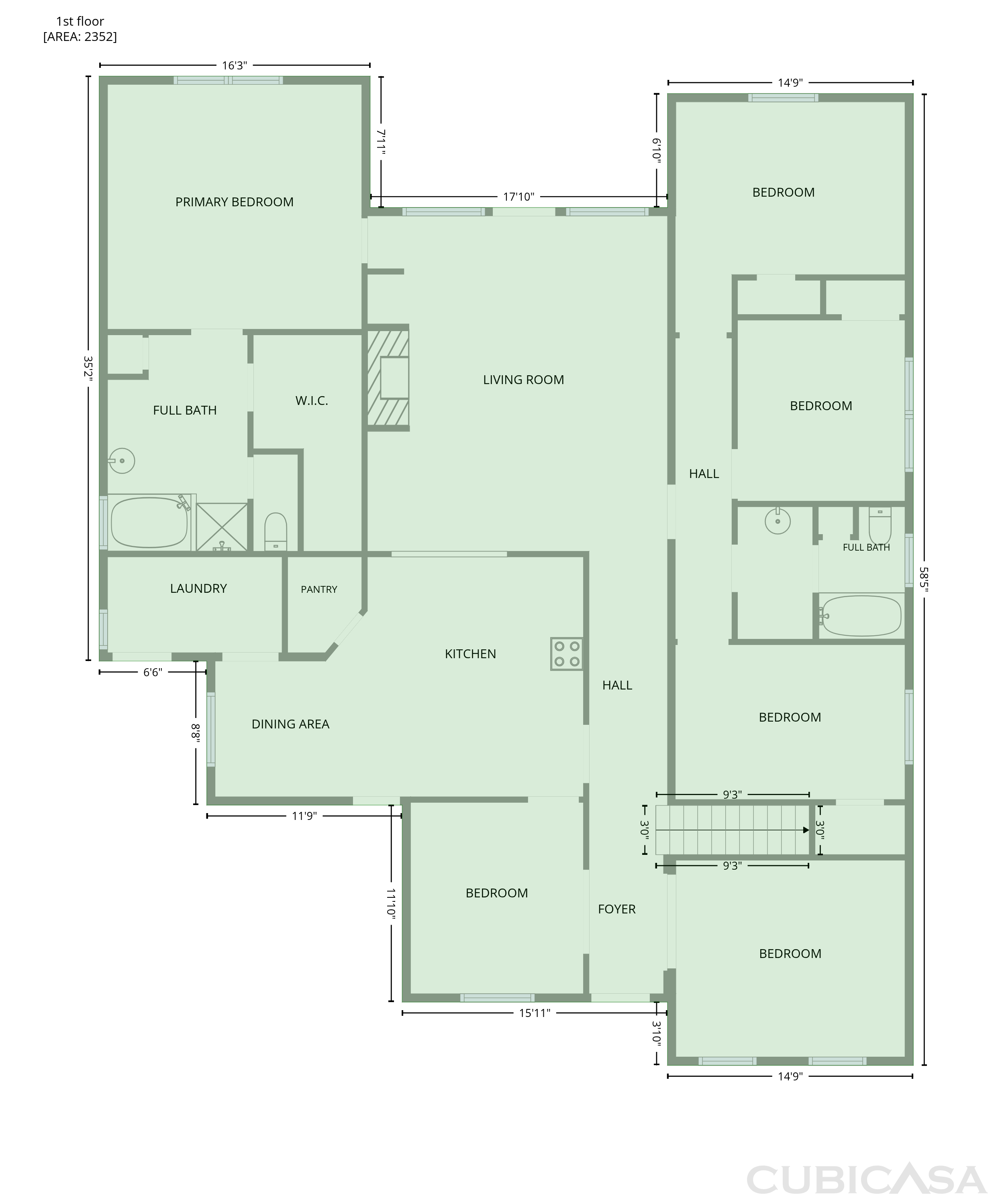 Main Floor of 3011 Poplar Isle, Missouri City, TX