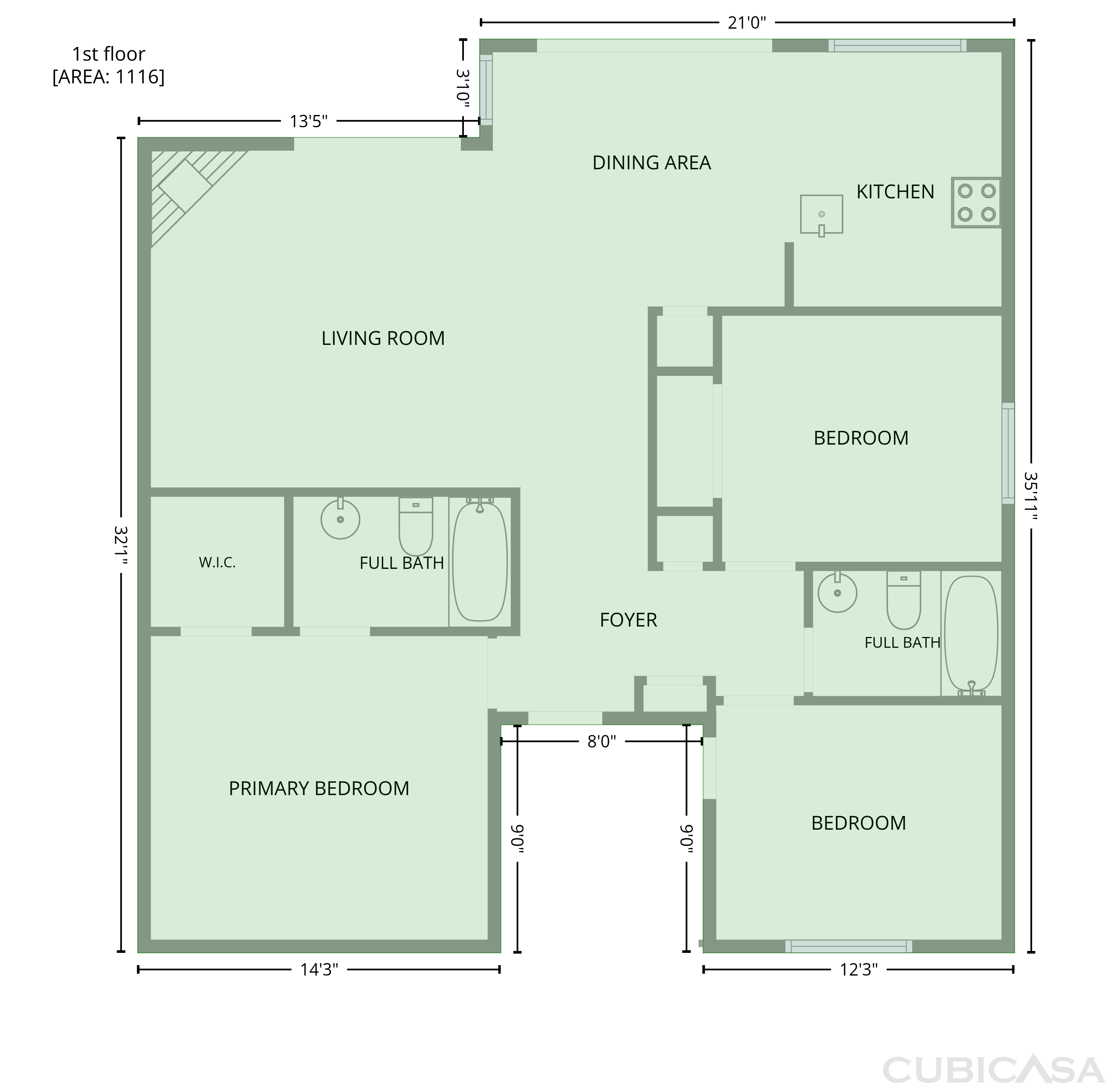 Main Floor of 3307 Brookston St, Houston, TX