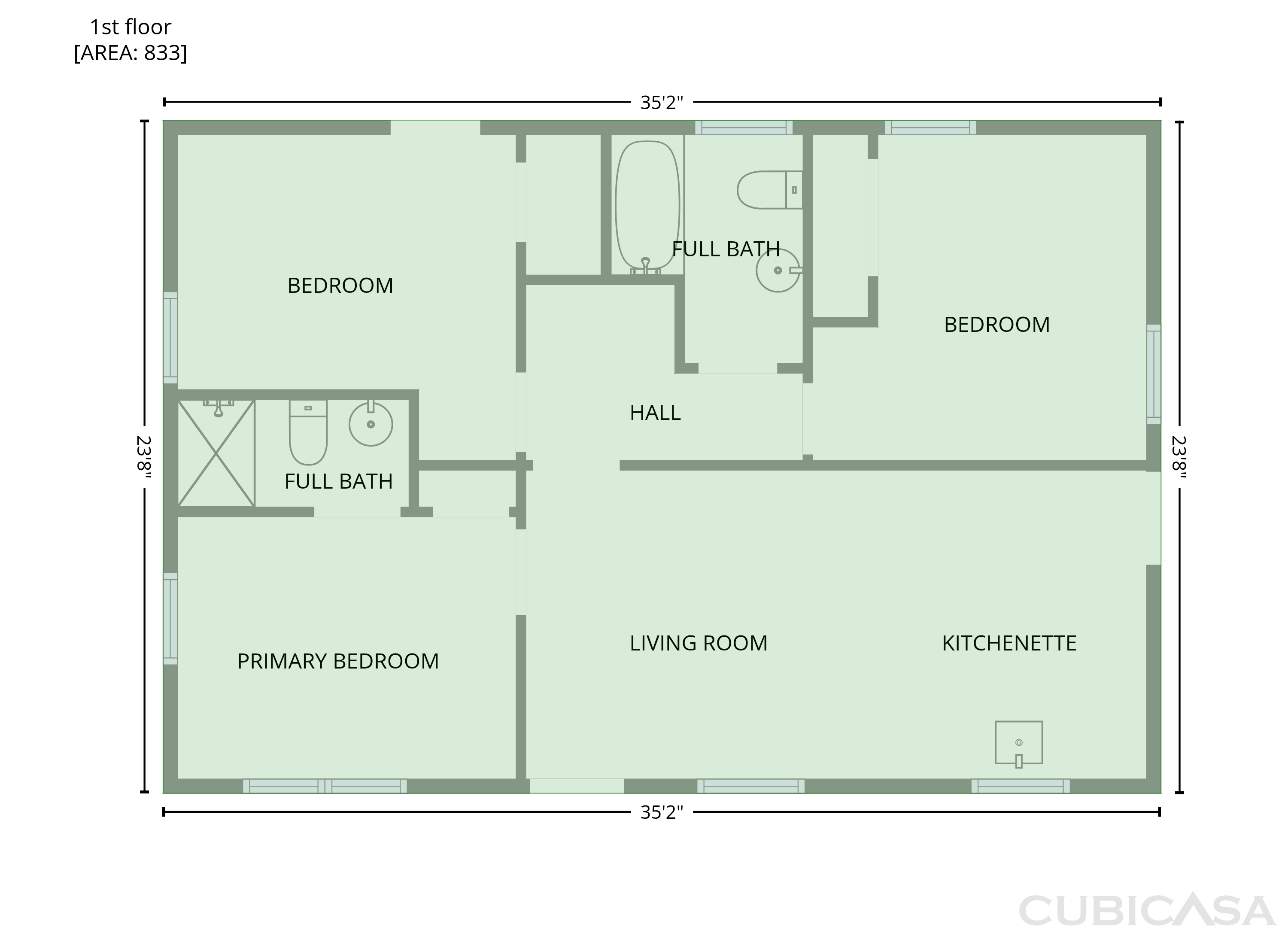 Main Floor of 1620 Eastland Rd SE, Atlanta, GA