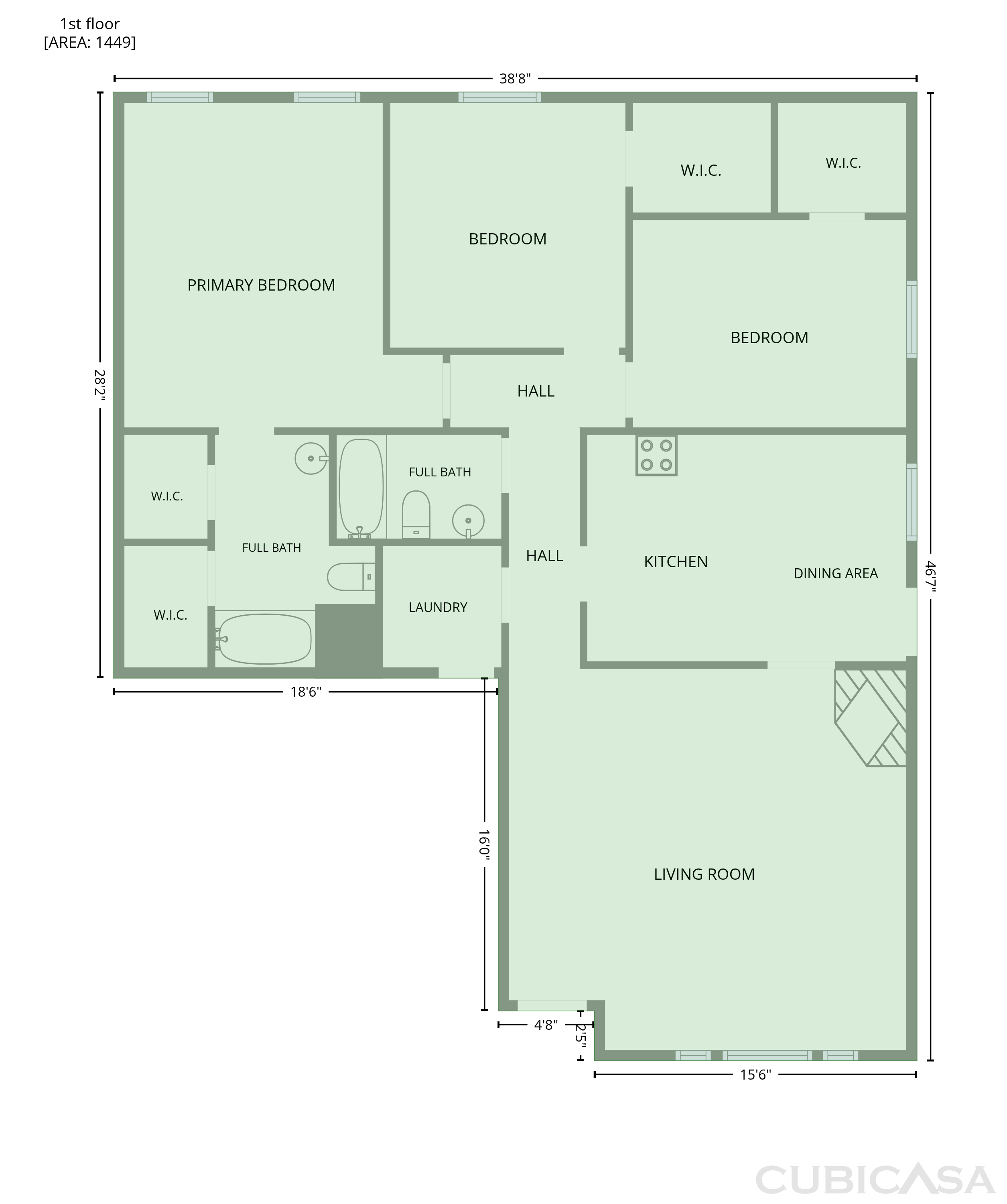 Main Floor of 713 Buddy L Dr, Fort Worth, TX