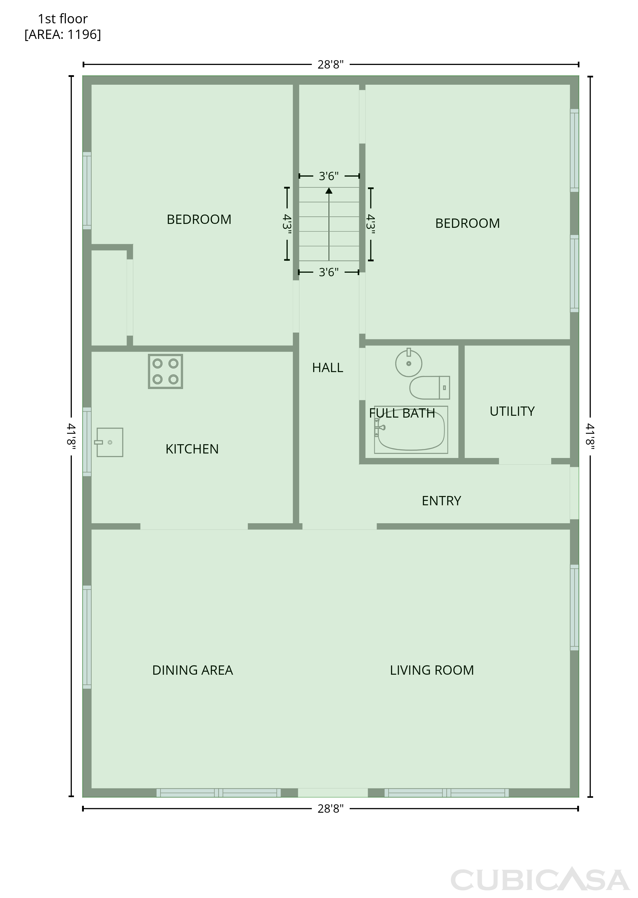 Main Floor of 123 Merry Way, Gun Barrel City, TX