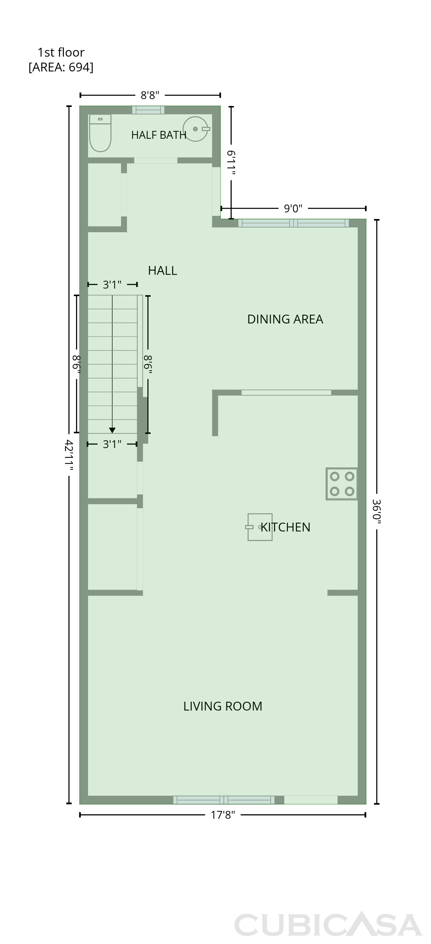 Main Floor of 4220 Plantation Oaks Blvd, Orange Park, FL