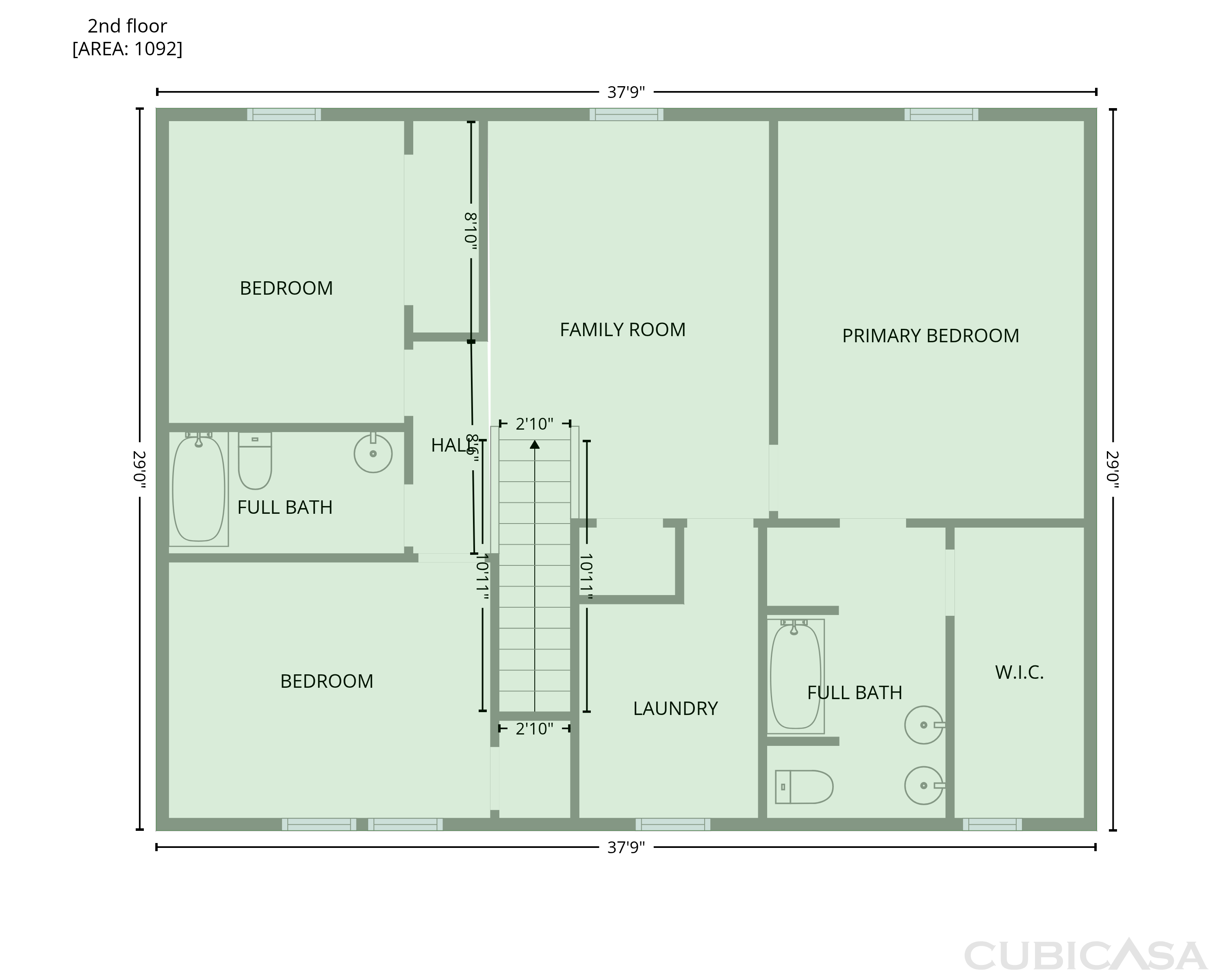 Second Floor of 10103 Lakeview Dr, Taylor, MI