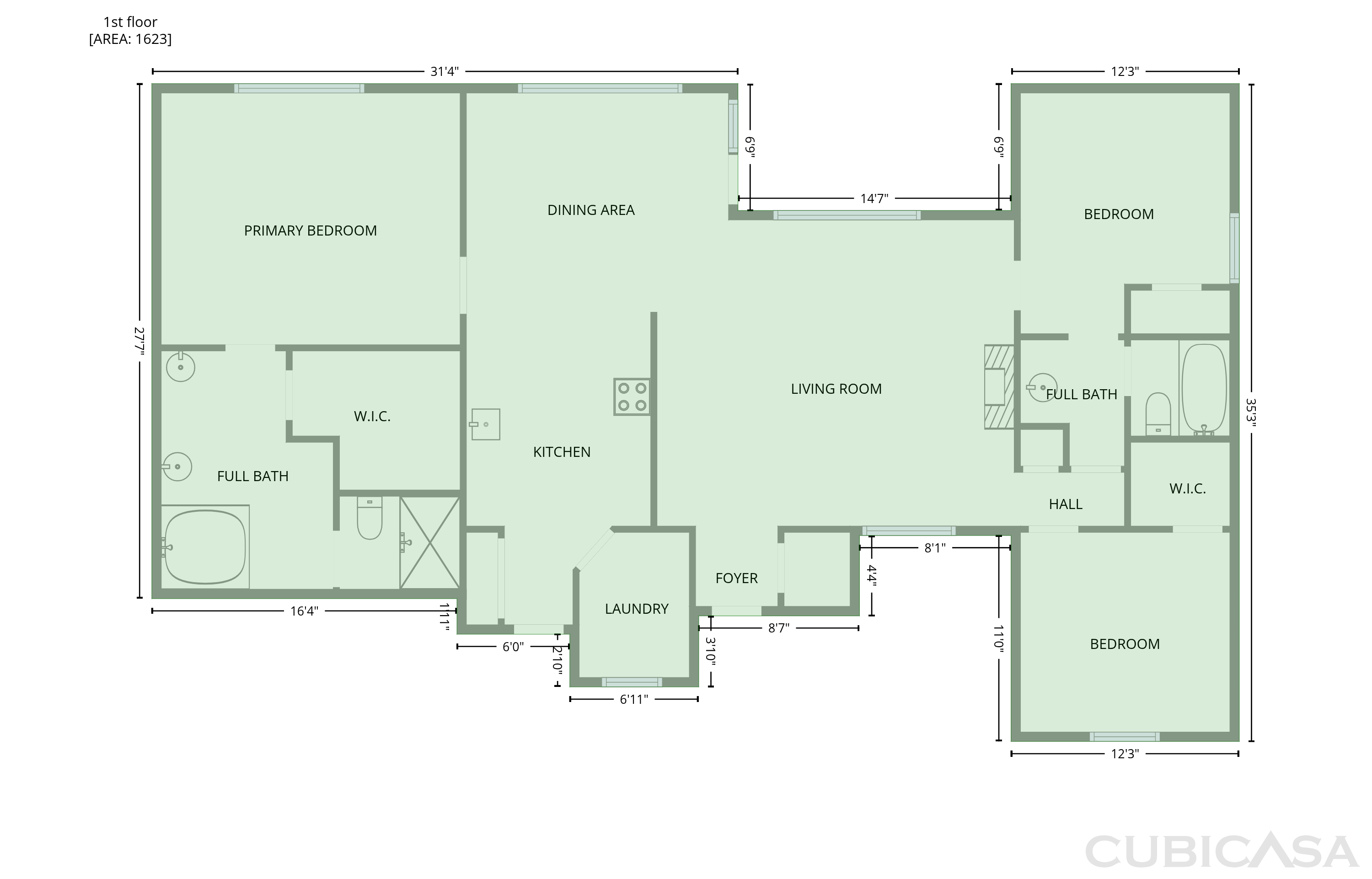 Main Floor of 4635 Shadow Field Ln, Bartlett, TN