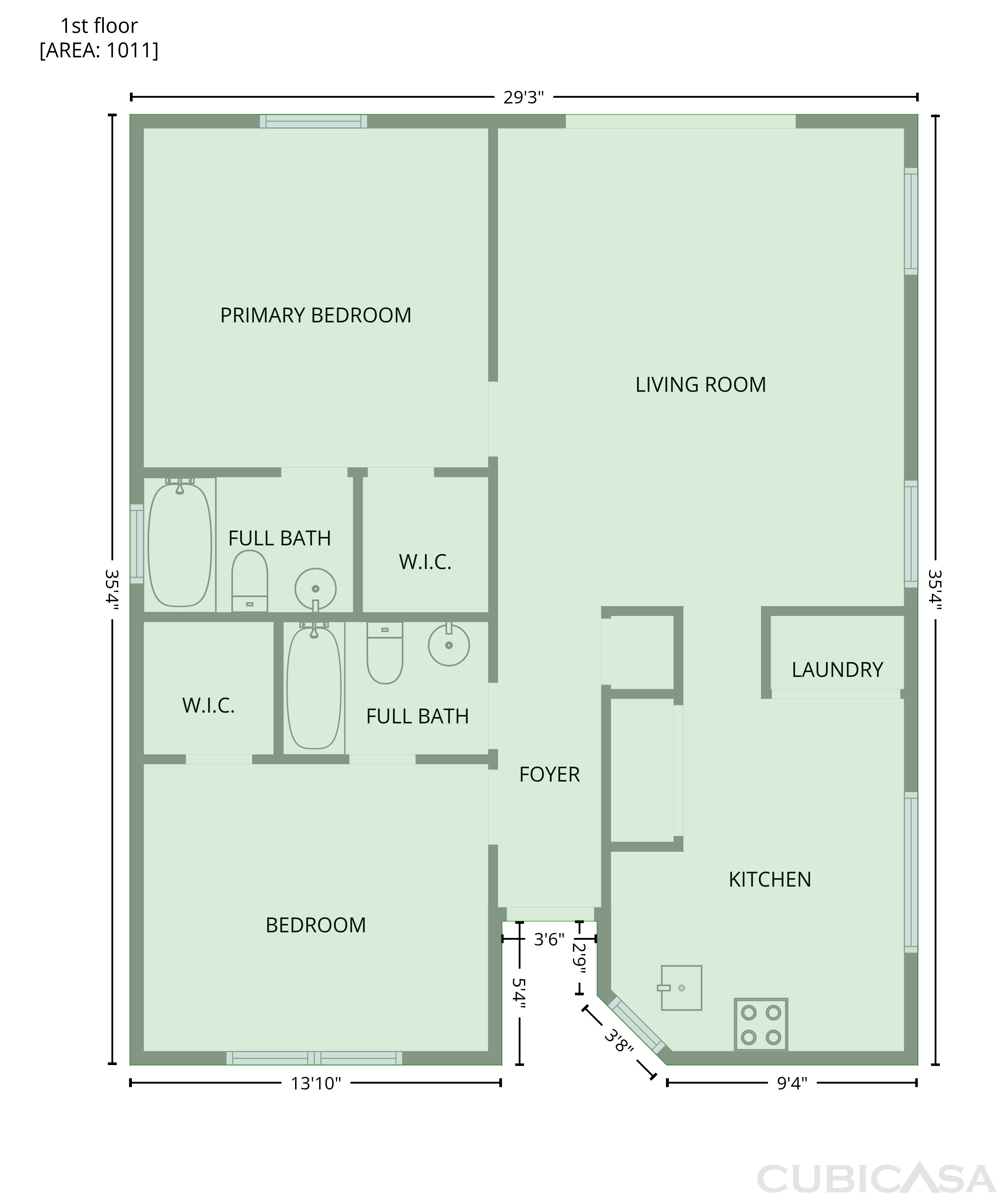 Main Floor of 9814 Dean Cove Ln, Orlando, FL