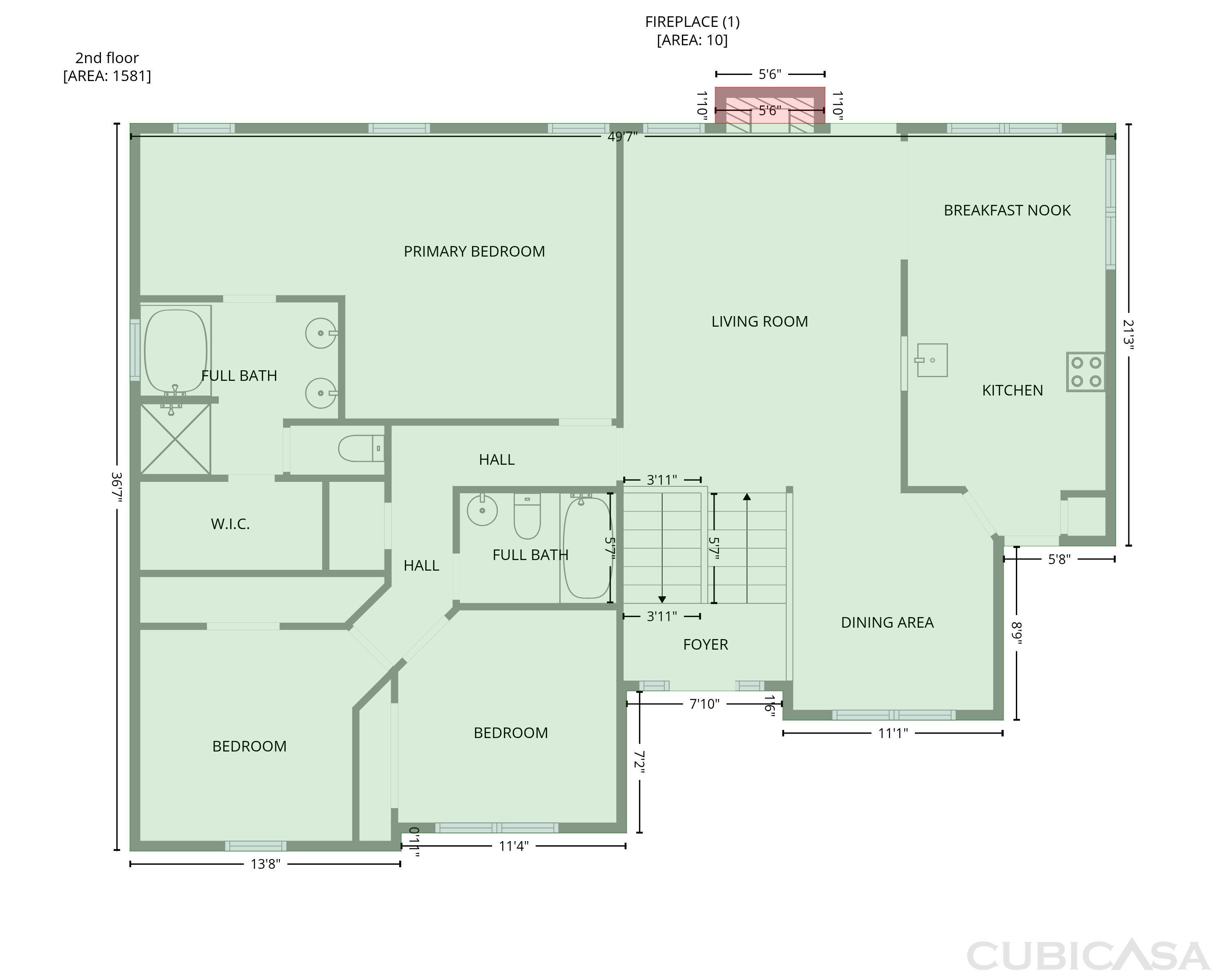 Second Floor of 70 Feldspar Dr, Jefferson, GA