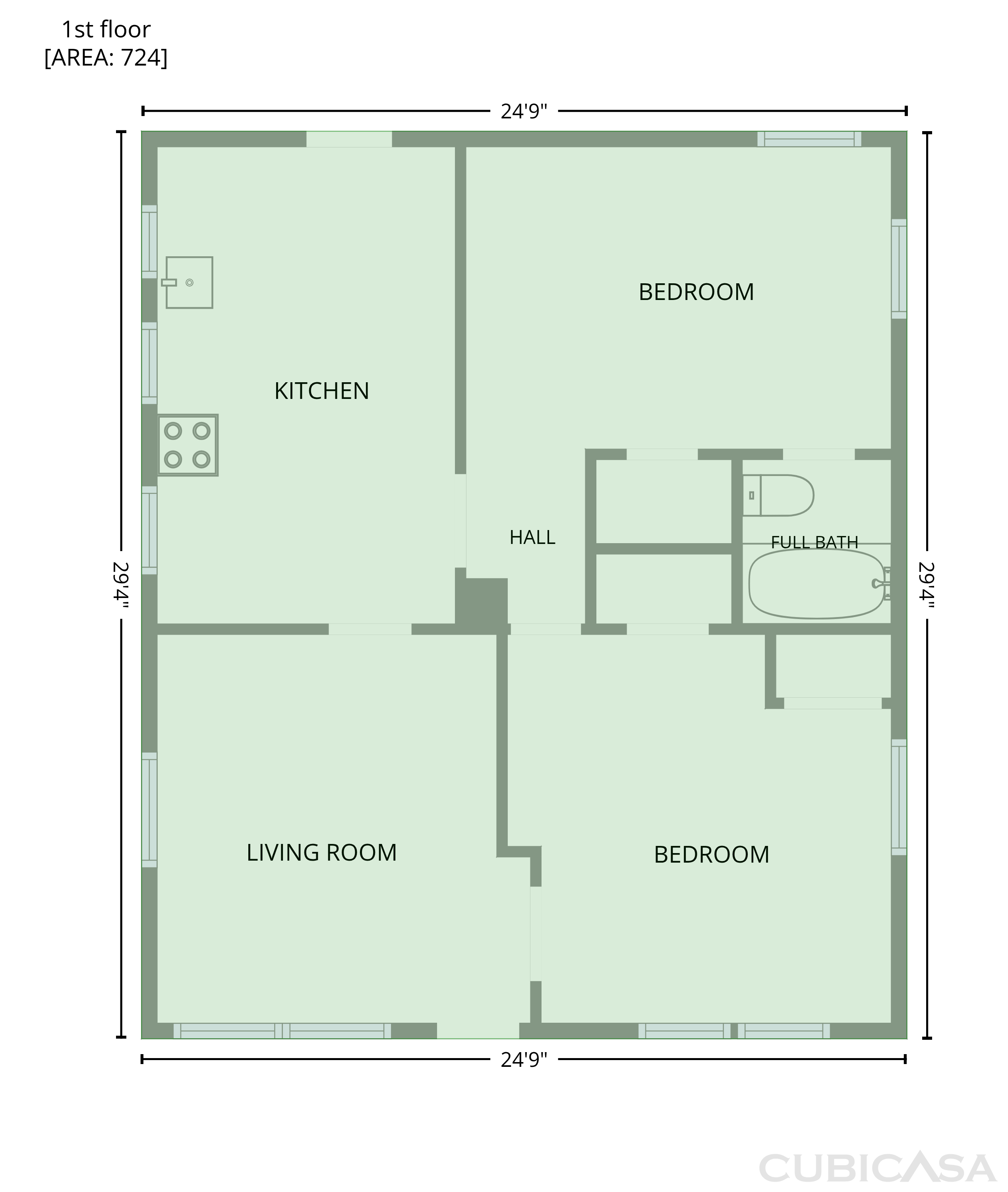 Main Floor of 1504 Double Branch Rd, West Columbia, SC