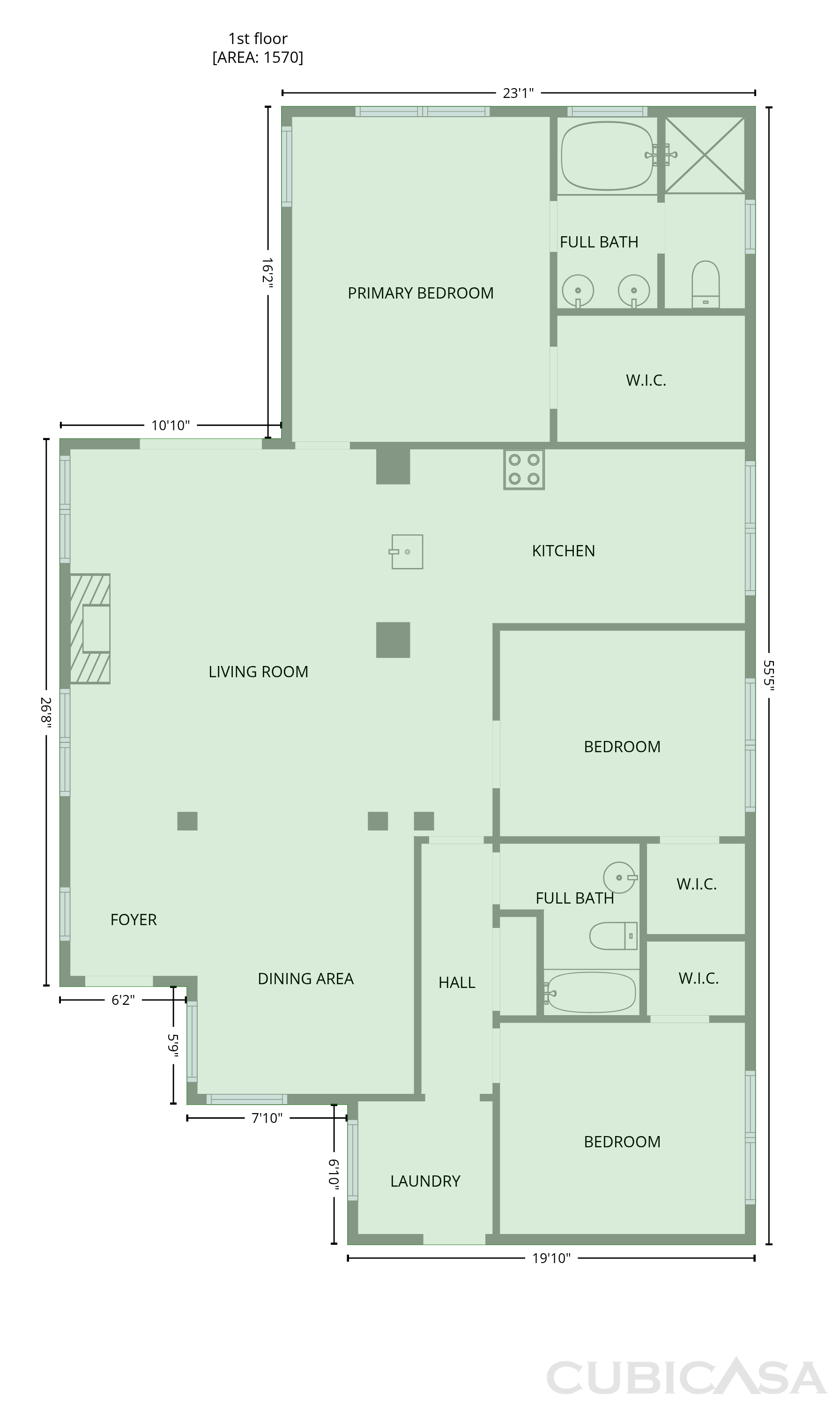 Main Floor of 1007 Hazel St, Durham, NC