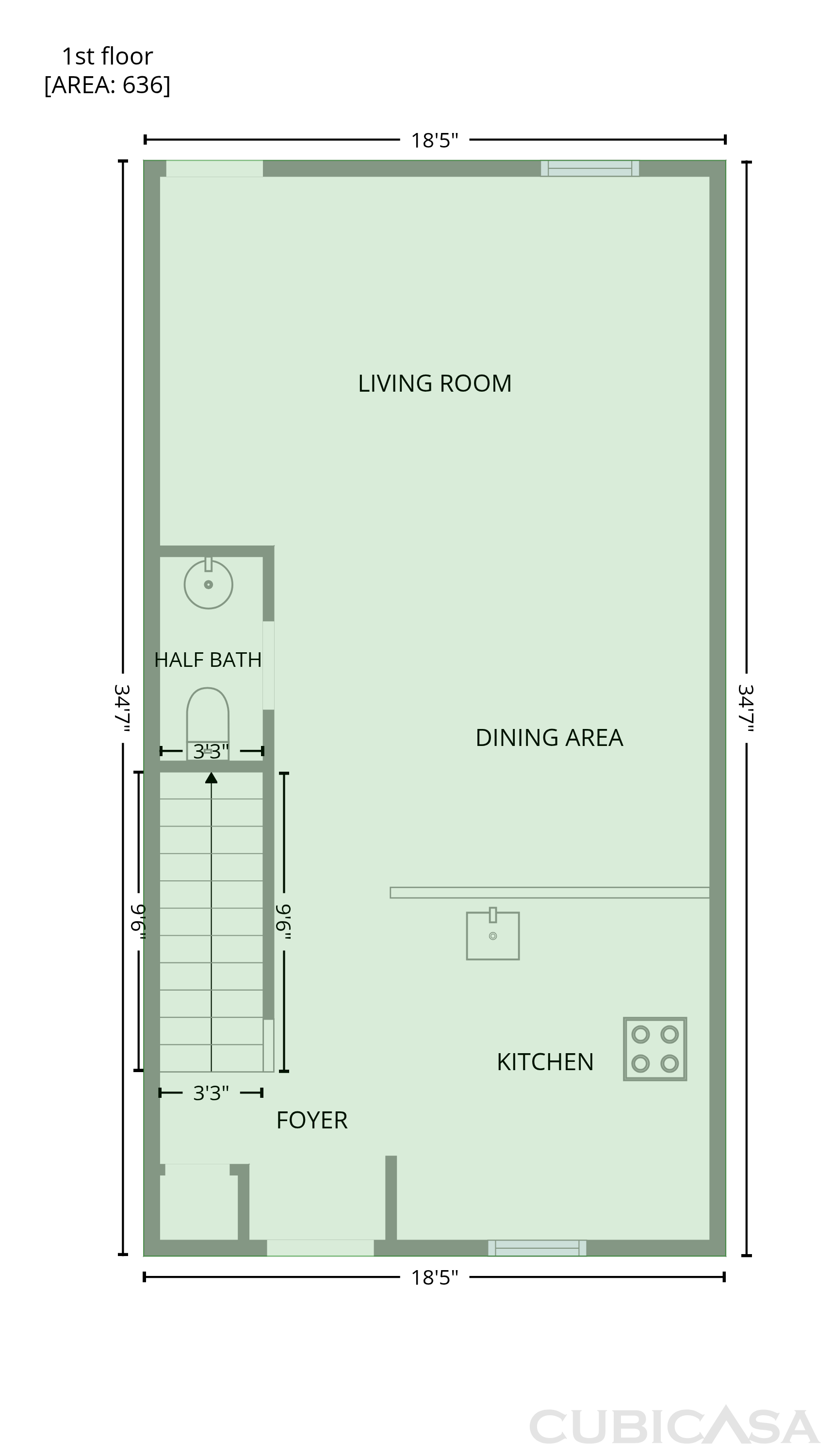 Main Floor of 857 Forest Park Rd, Columbia, SC