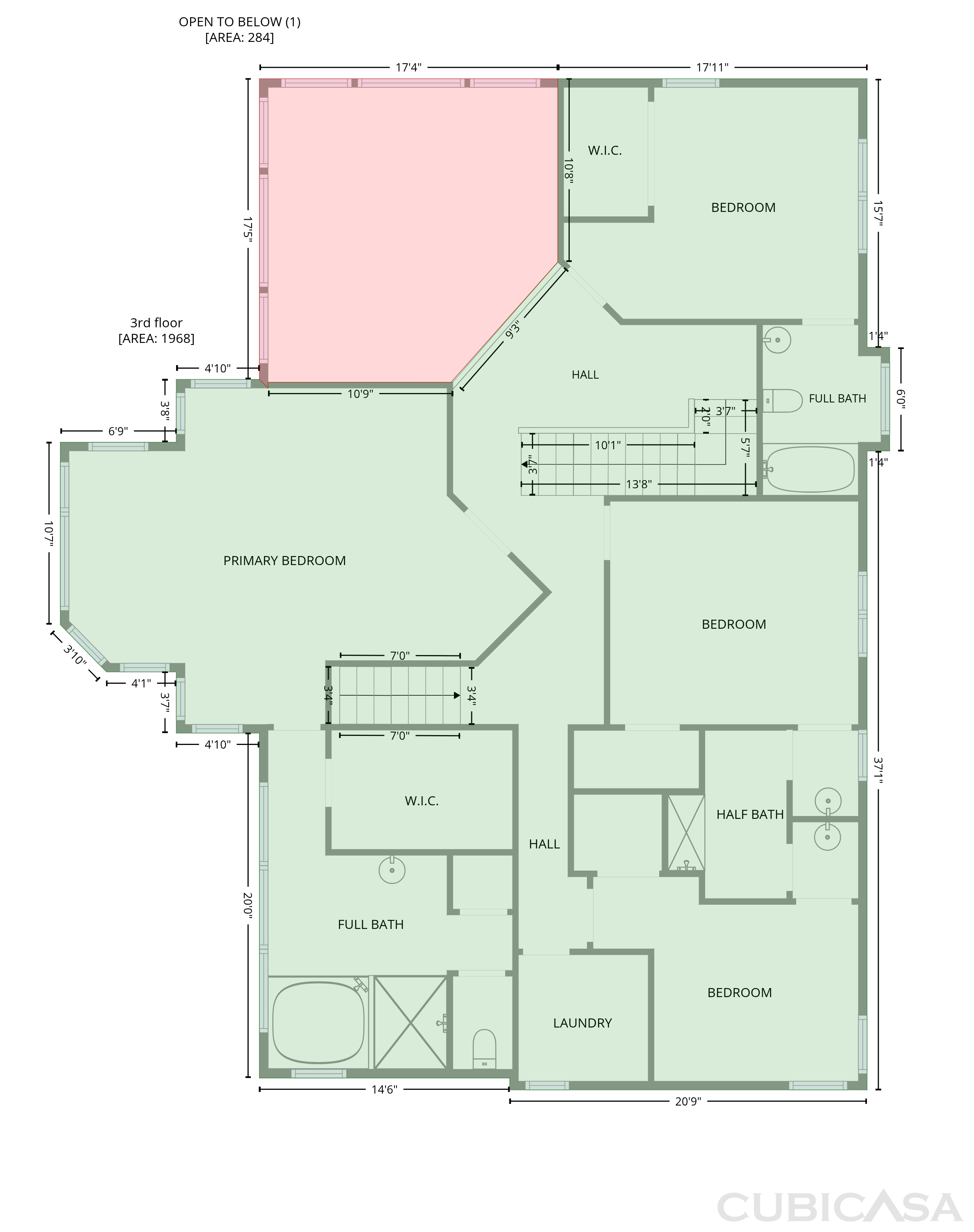 Third Floor of 720 Barberry Dr, Alpharetta, GA