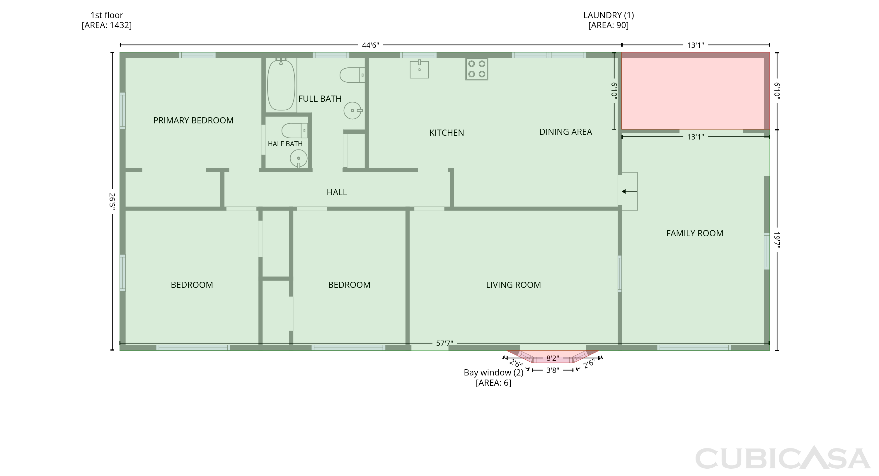 Main Floor of 3224 Sandhill Dr, Fayetteville, NC