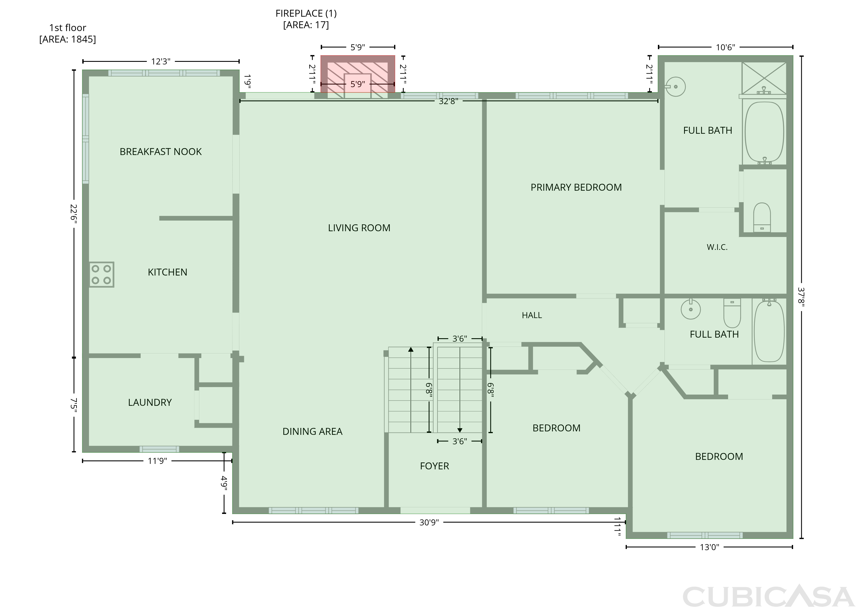 Second Floor of 6608 Windbrook Way, Flowery Branch, GA