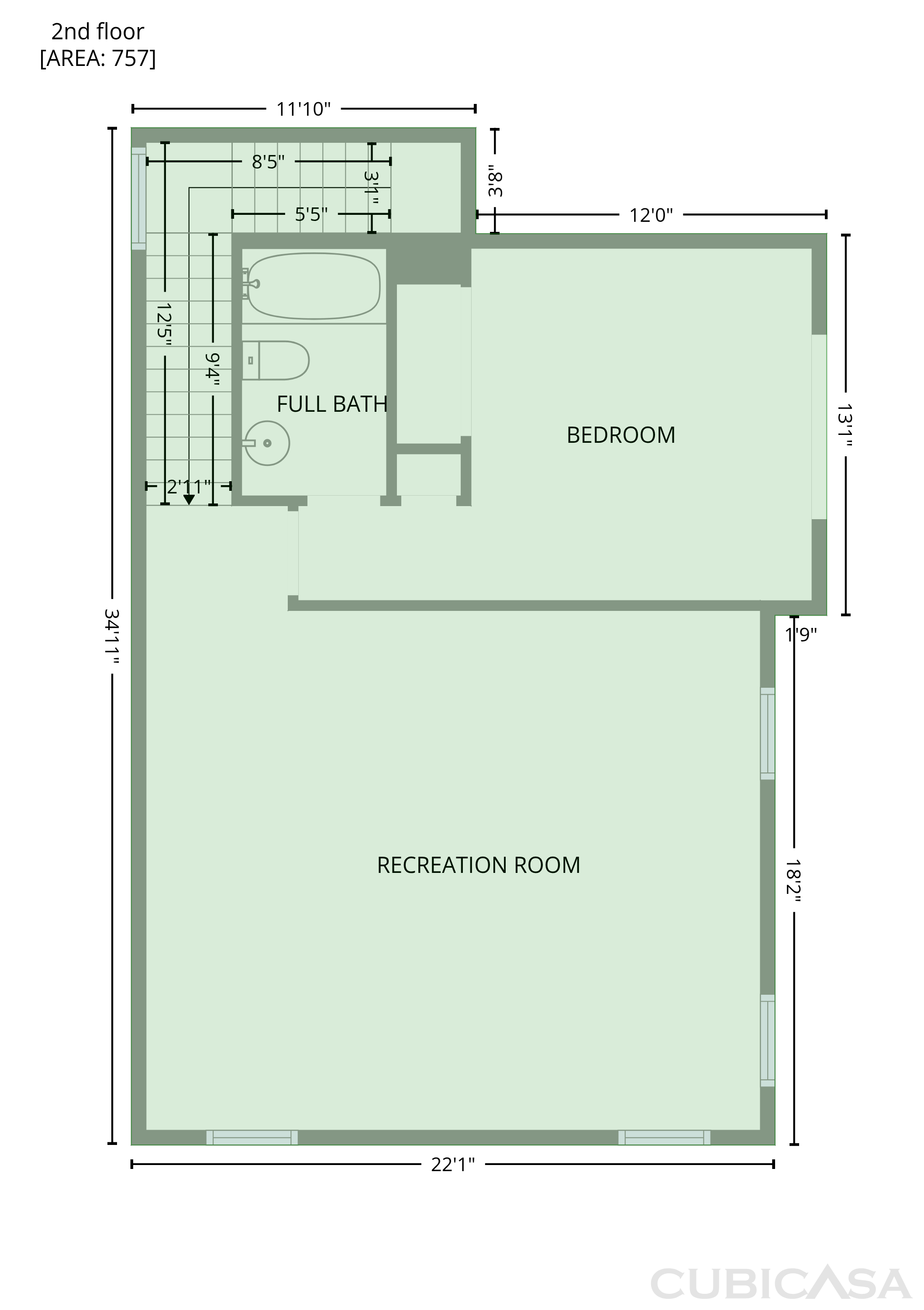 Second Floor of 3172 Chasen Dr, Cameron Park, CA