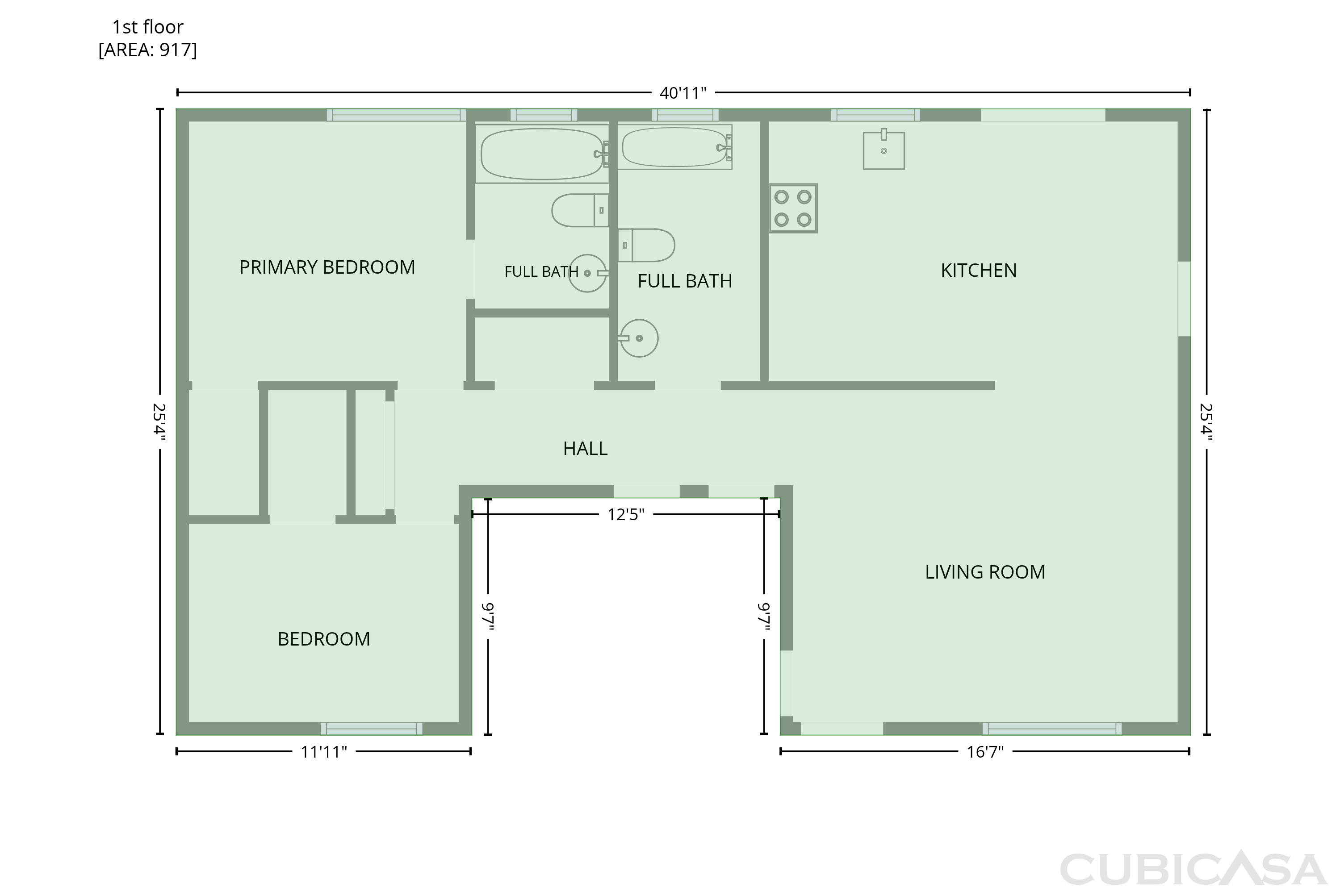 Main Floor of 402 W District St, Tucson, AZ