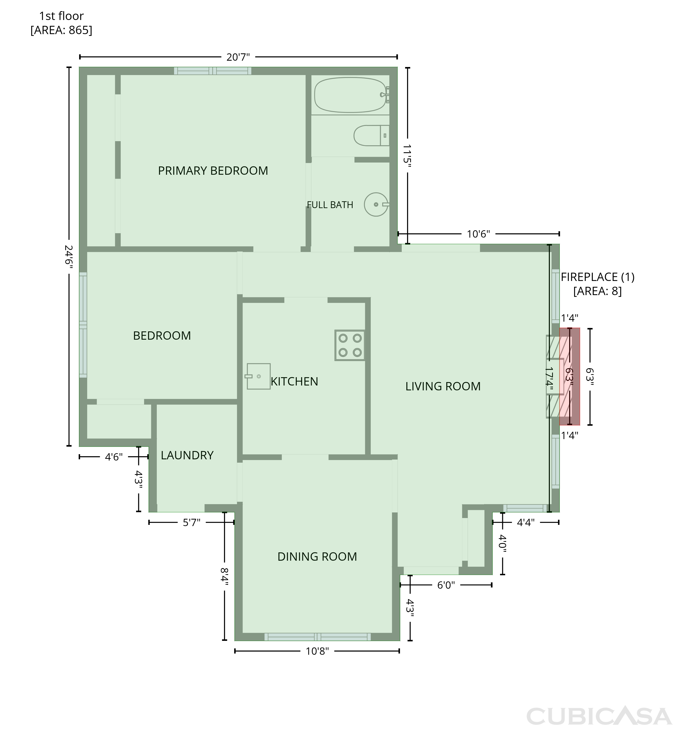 Main Floor of 5624 Shady Springs Trl, Fort Worth, TX