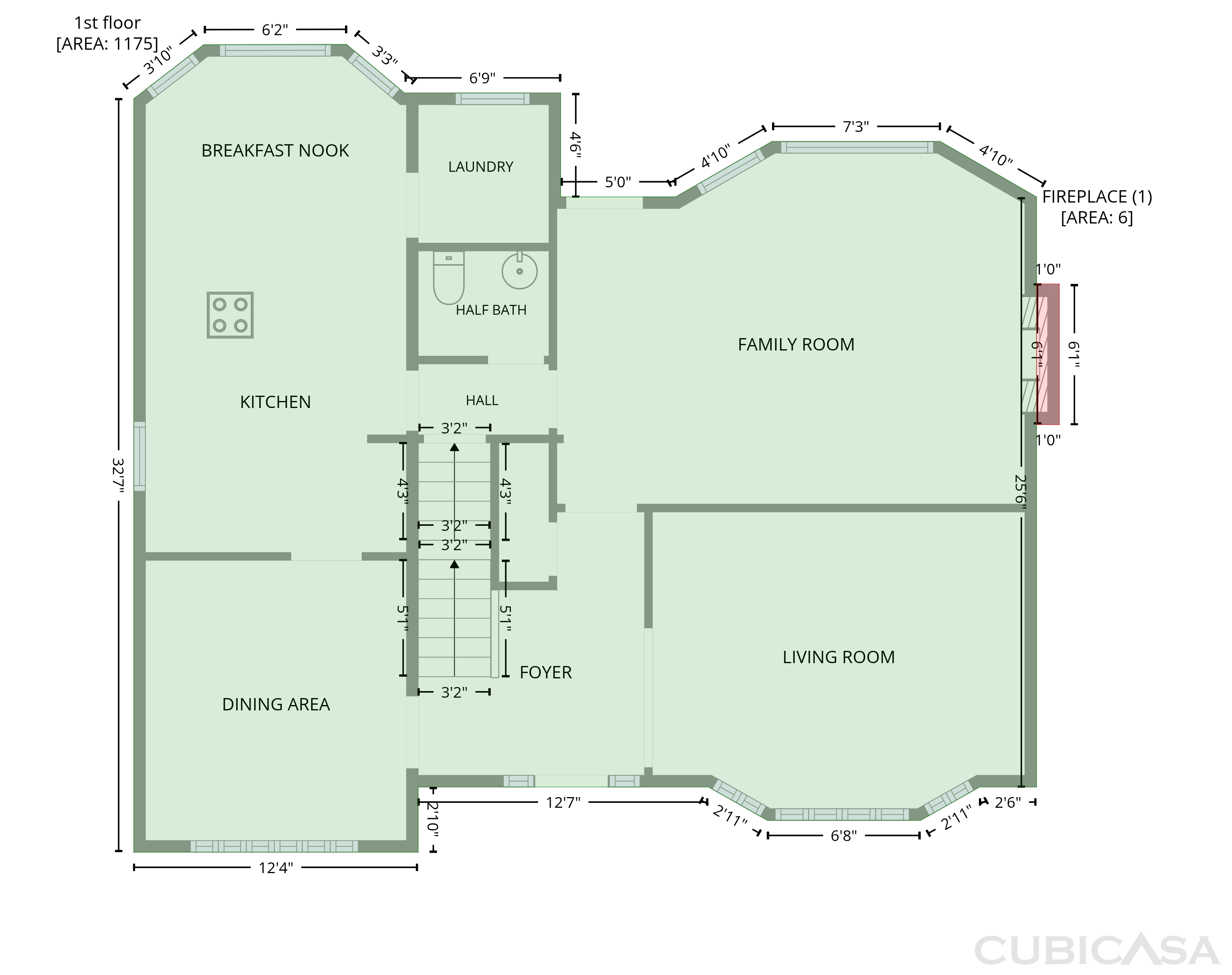 Second Floor of 305 Old Tree Trce, Roswell, GA
