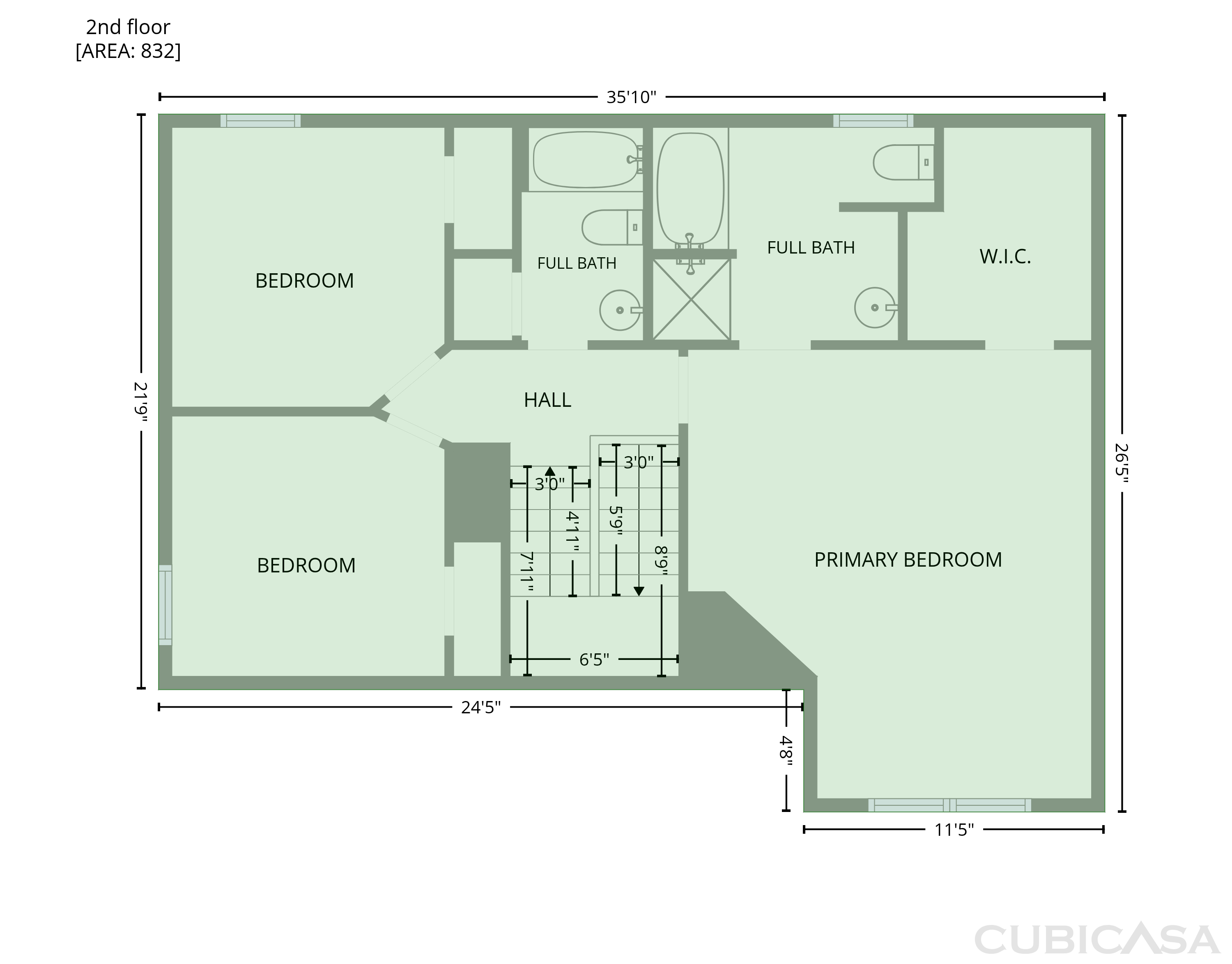 Second Floor of 4636 Pine Acre Cir, Sugar Hill, GA