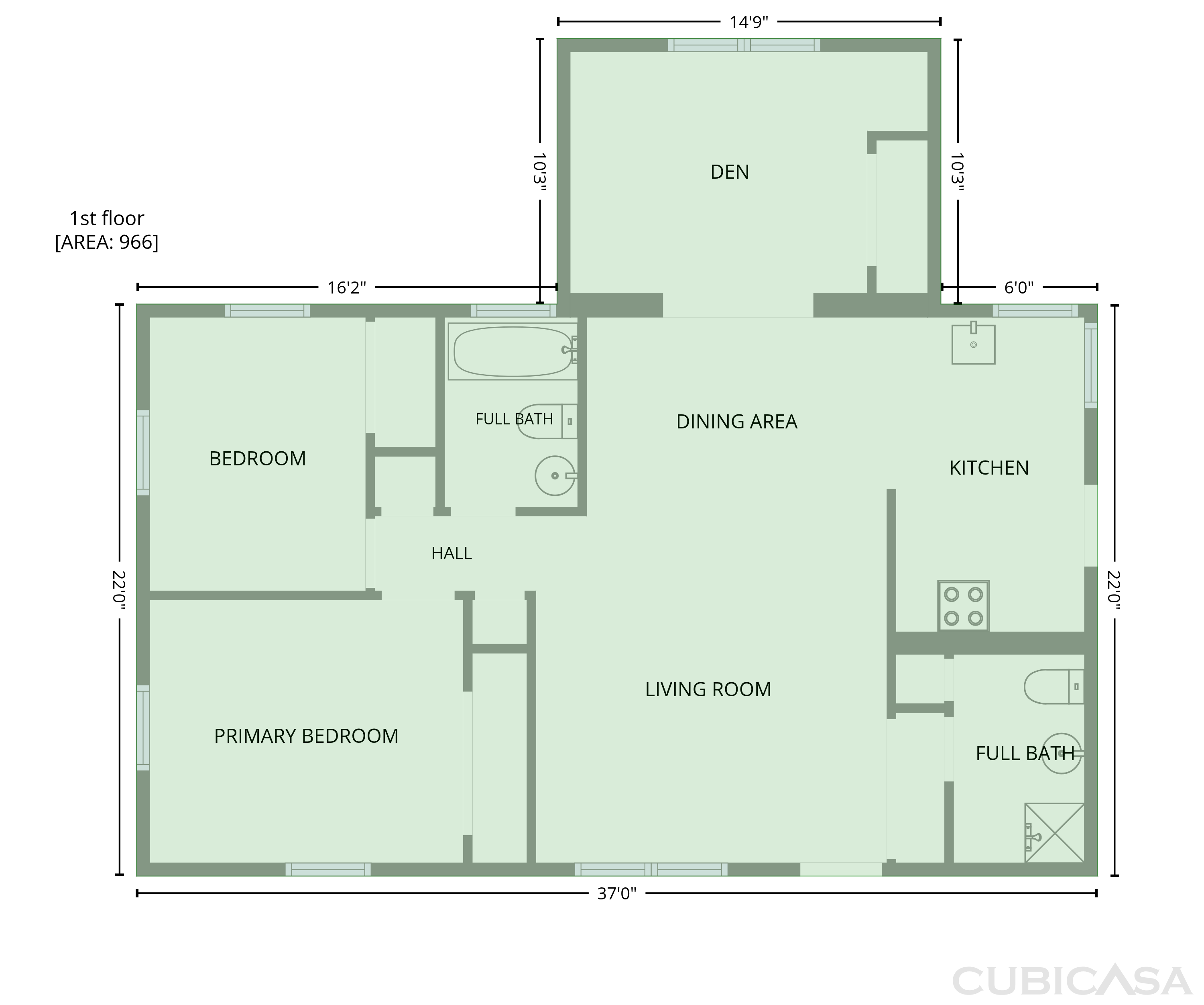Main Floor of 1331 E Hancock Dr, Deltona, FL