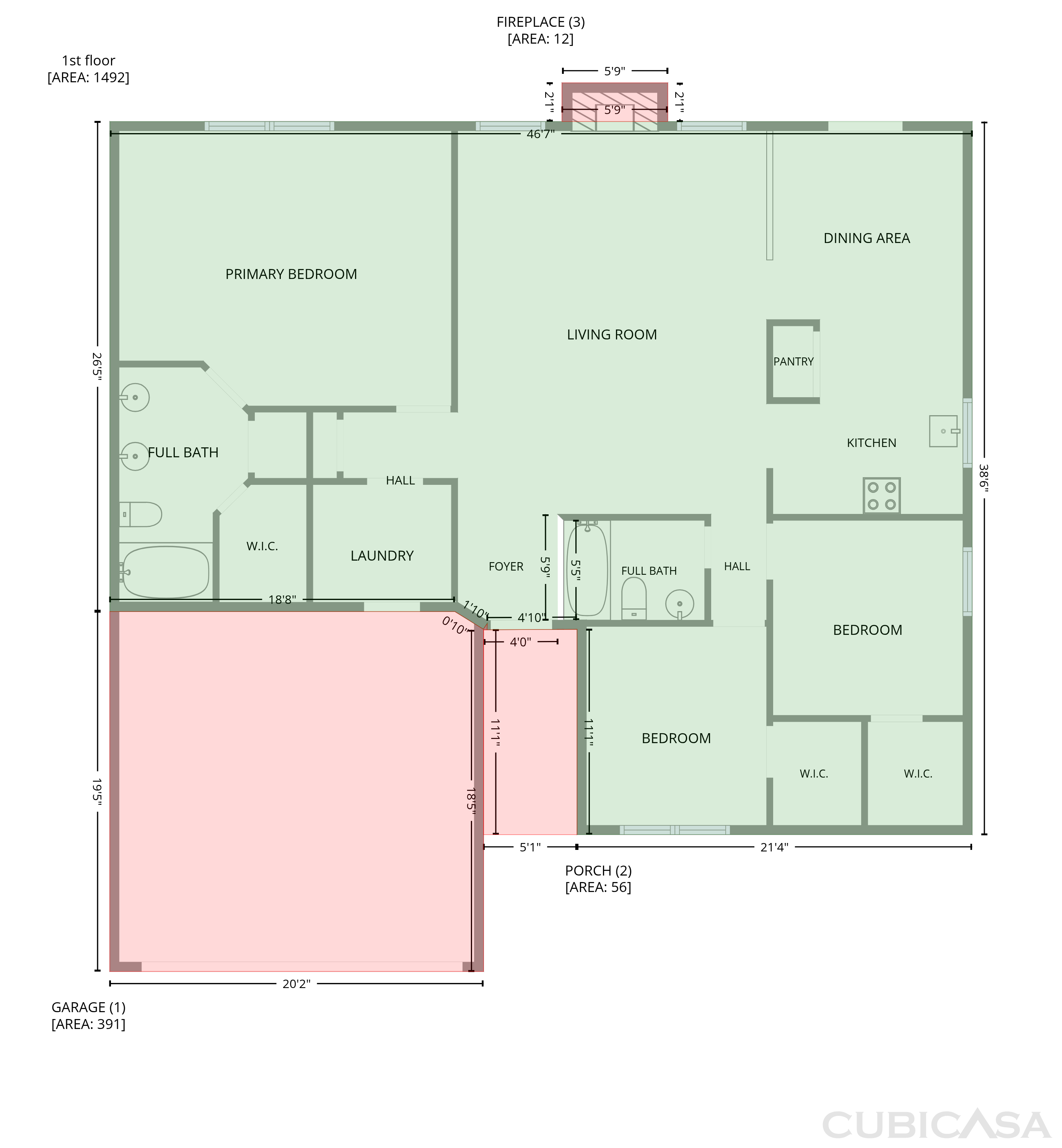 Main Floor of 9 English Grn, Westfield, IN