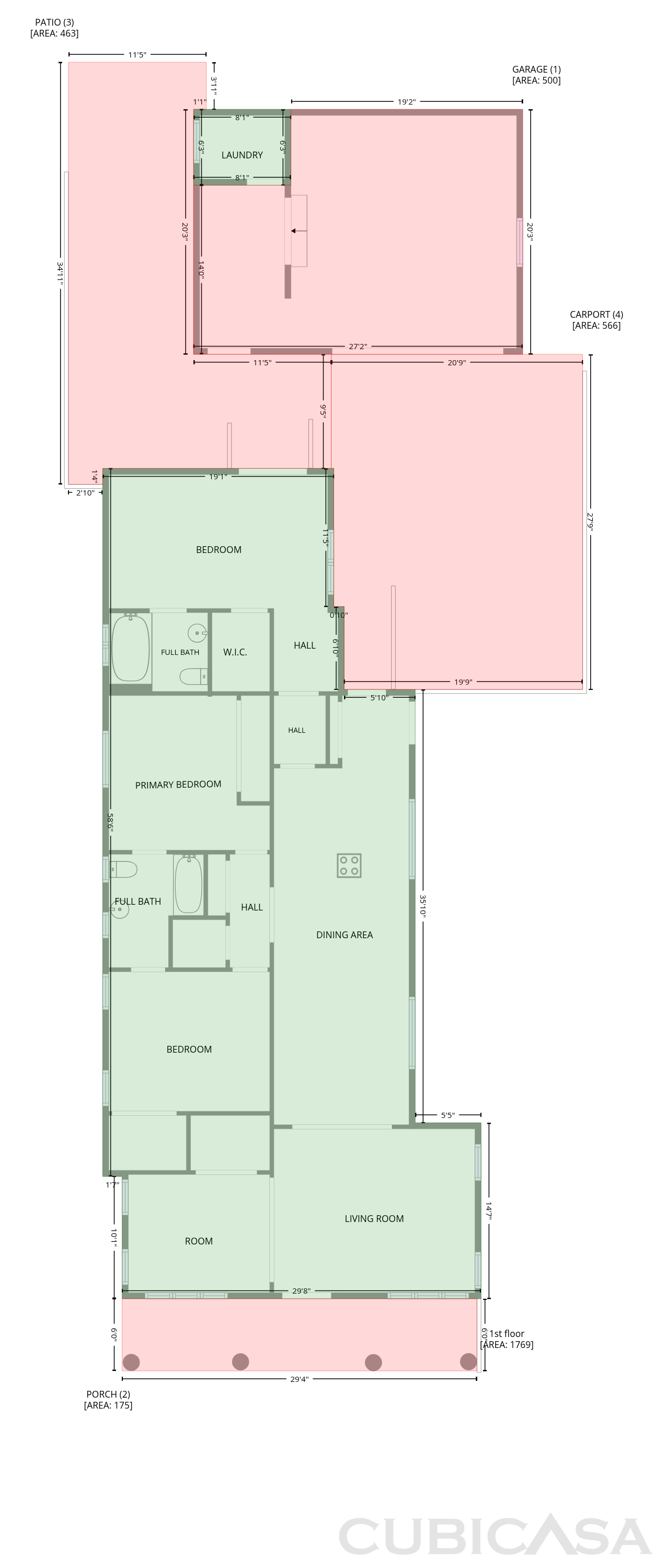 Main Floor of 1110 Queen Anne Pl, Los Angeles, CA