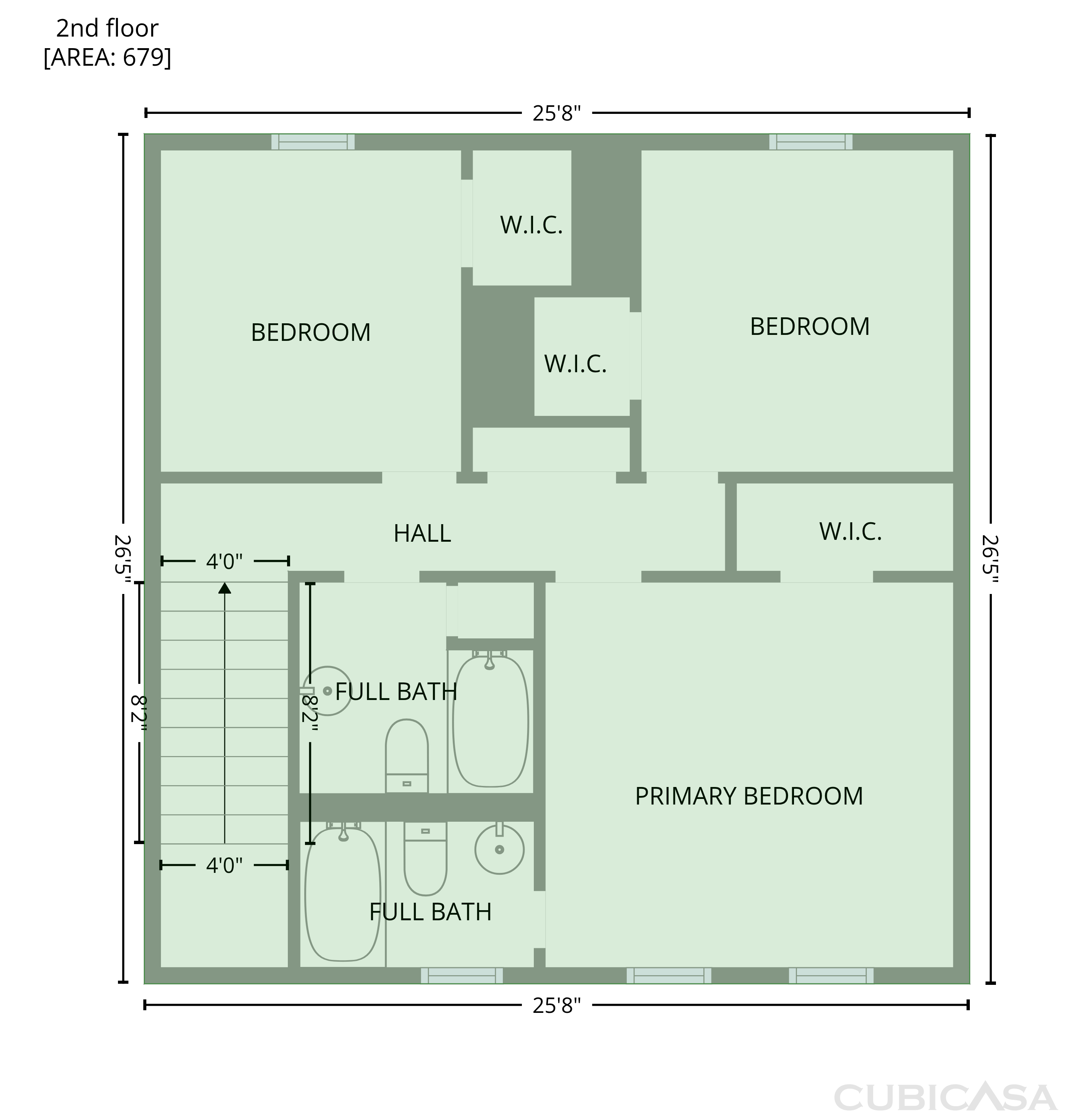 Second Floor of 5328 Ridge Forest Dr, Stone Mountain, GA