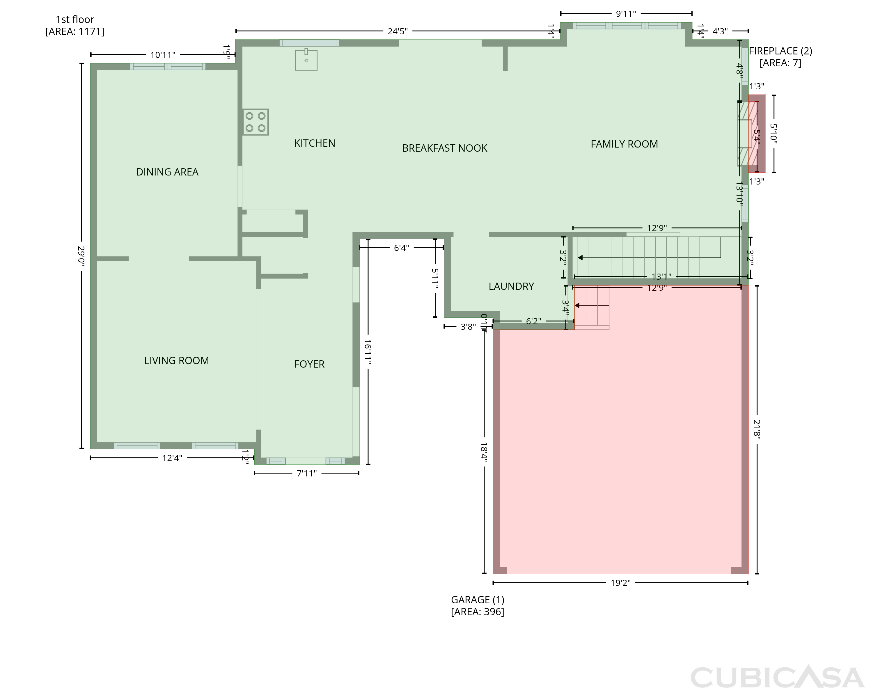 Main Floor of 2017 Ollivander Dr, Cary, NC