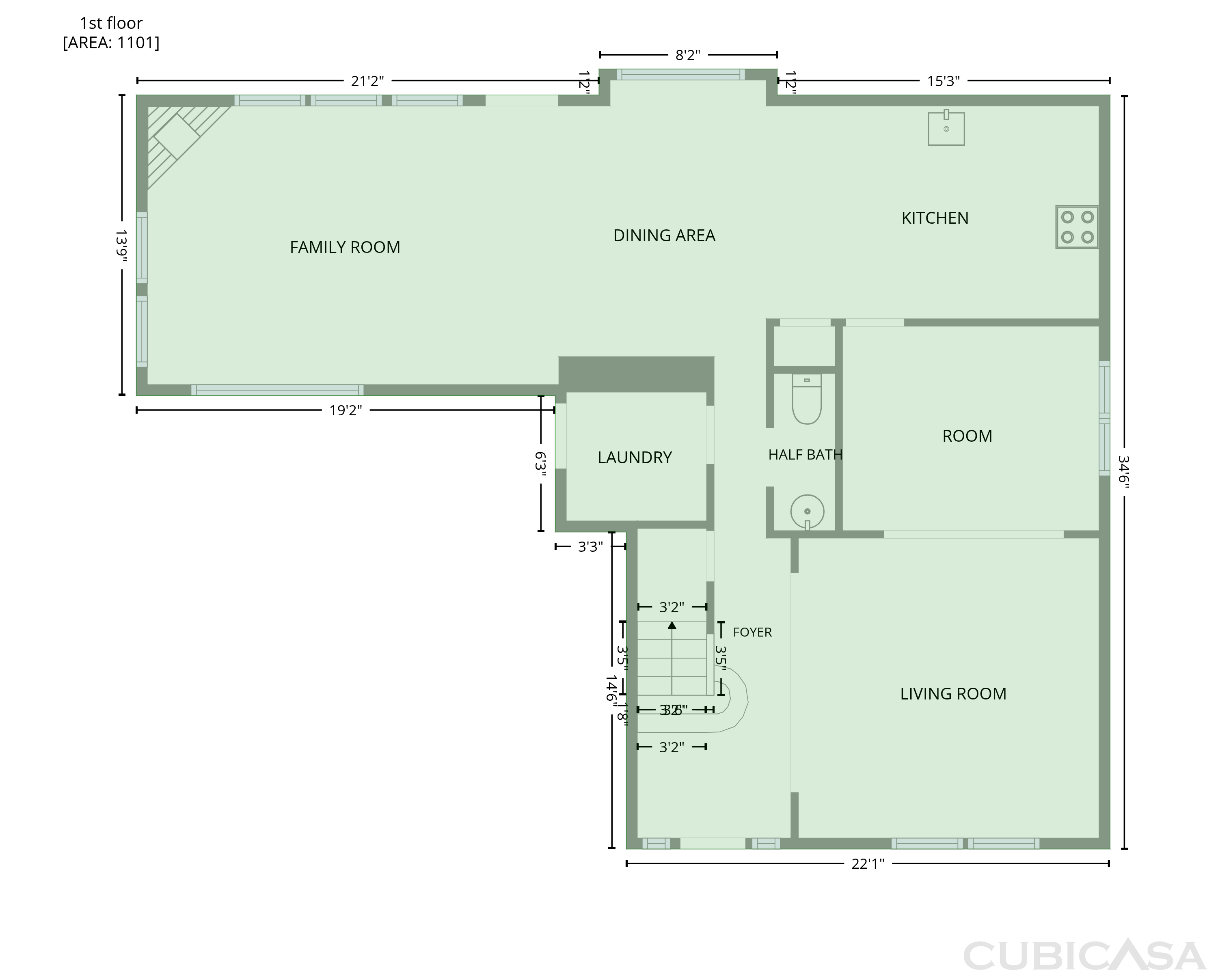 Main Floor of 4215 River Ranch Dr, Pasadena, TX