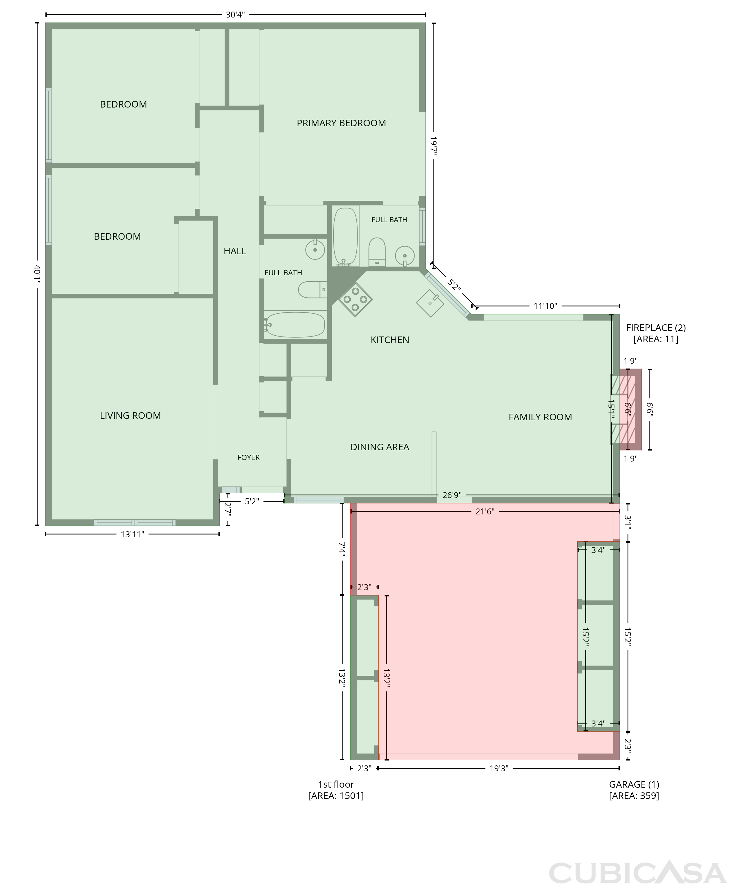 Main Floor of 7804 McClintock Way, Sacramento, CA