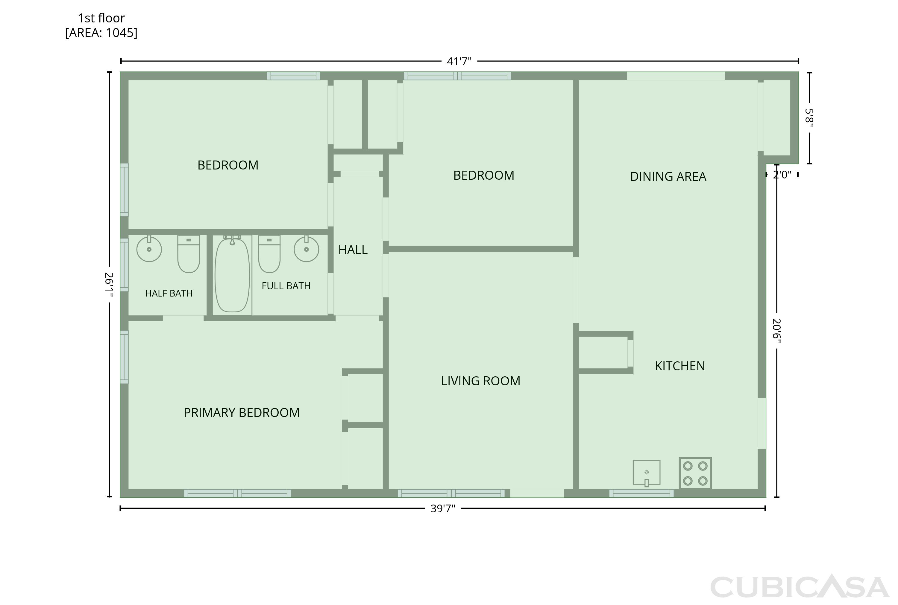 Main Floor of 1229 King Dr, Bedford, TX