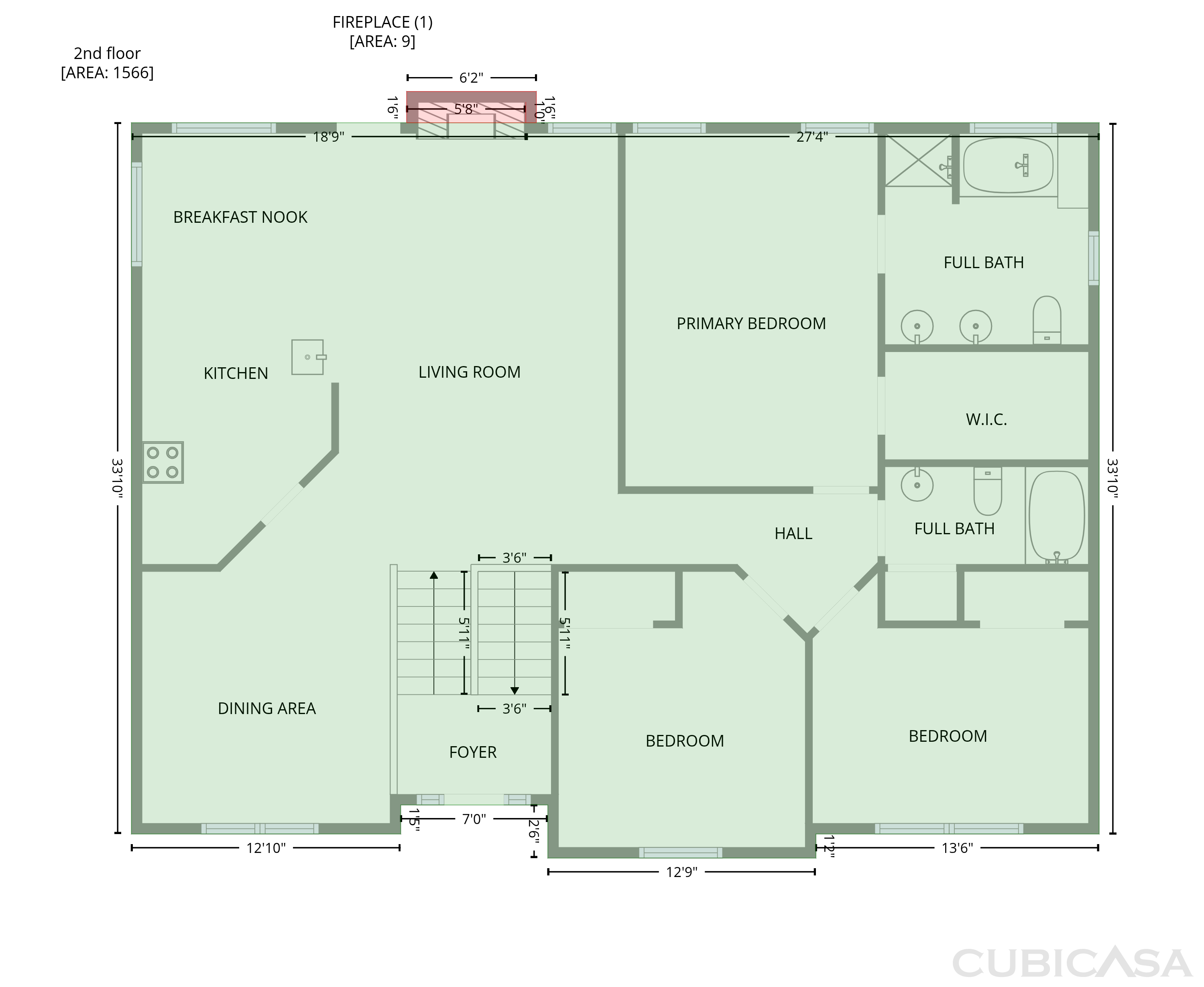 Second Floor of 36 Elmwood Pl NE, Cartersville, GA