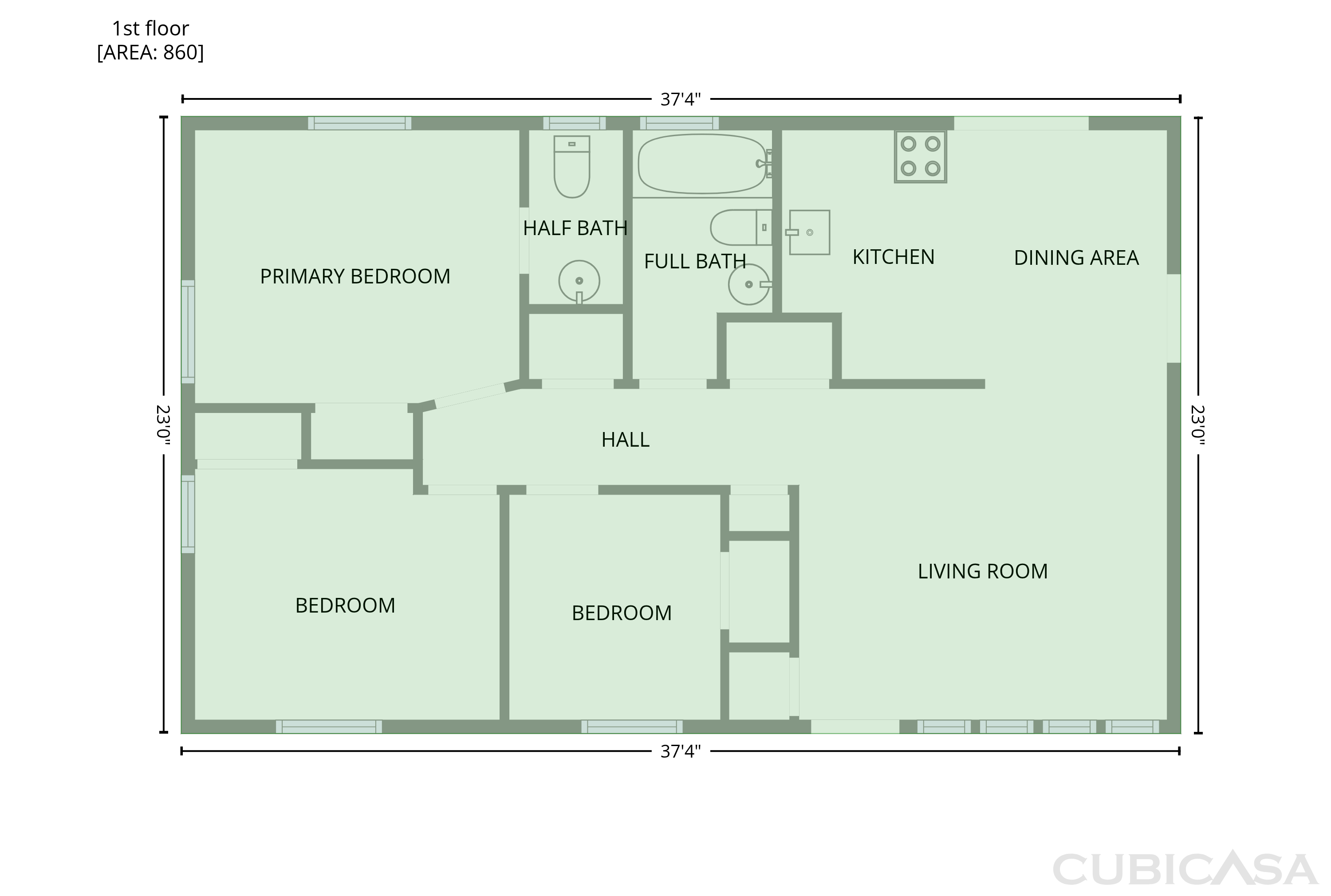 Main Floor of 509 Clearfield Rd, Brandon, FL