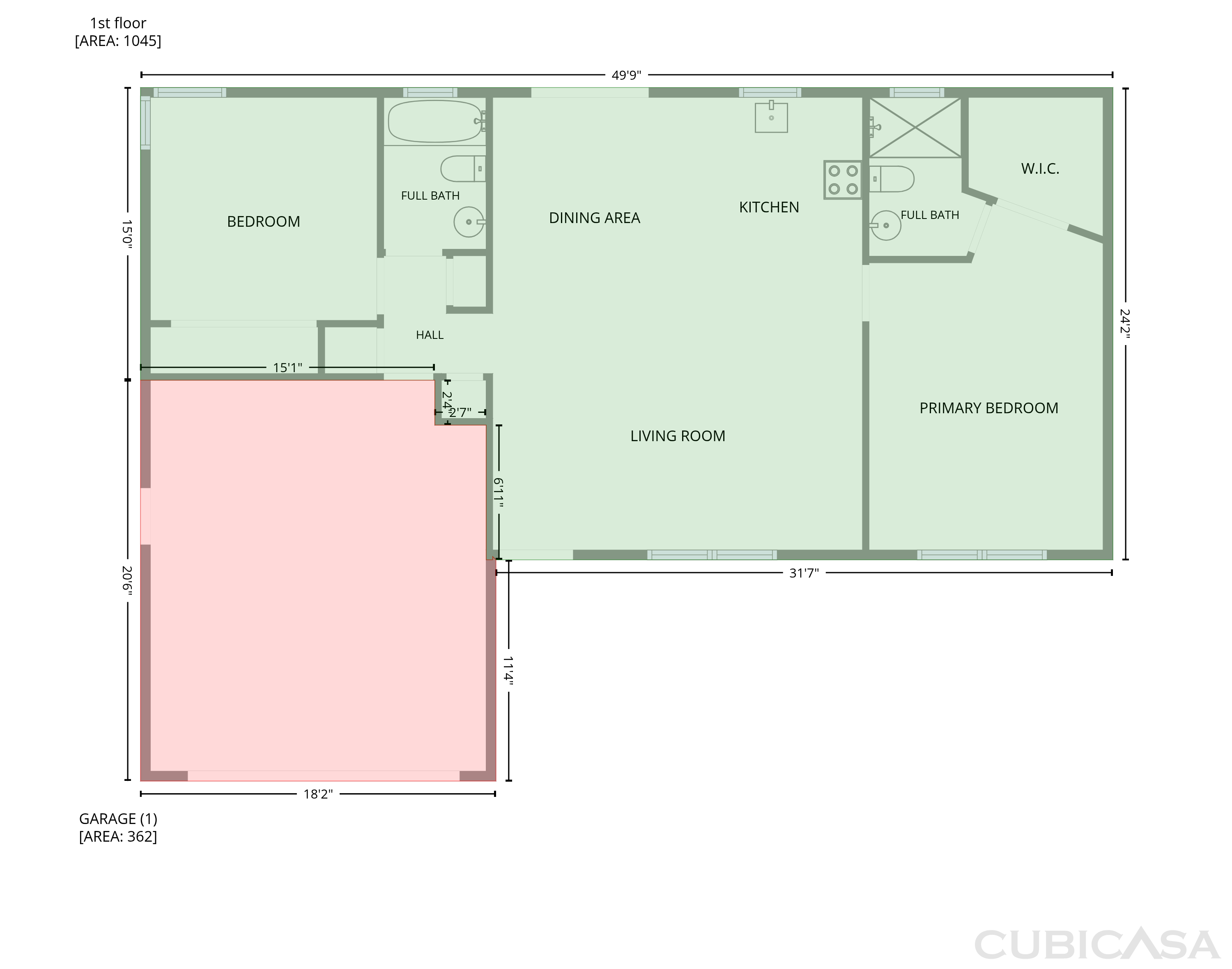 Main Floor of 8165 Ridge Rd, Weeki Wachee, FL