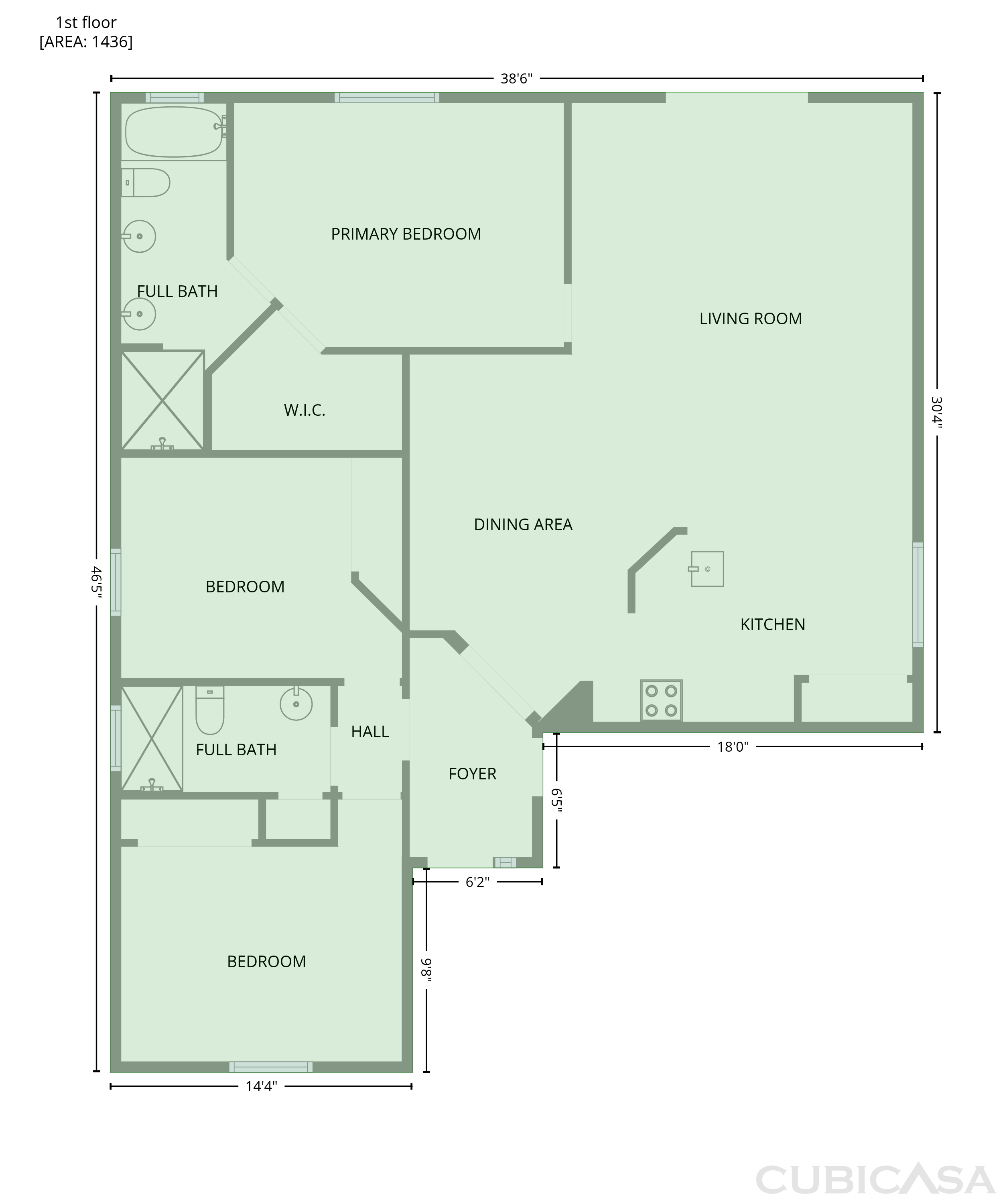 Main Floor of 3408 Grove Blossom Ln, Plant City, FL