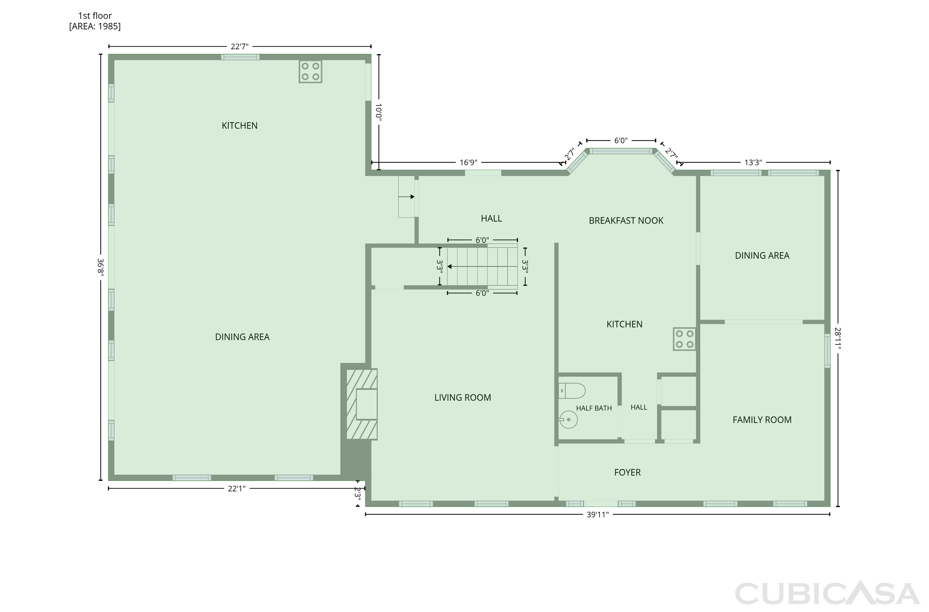 Main Floor of 4412 Lazy Dr, Charlotte, NC