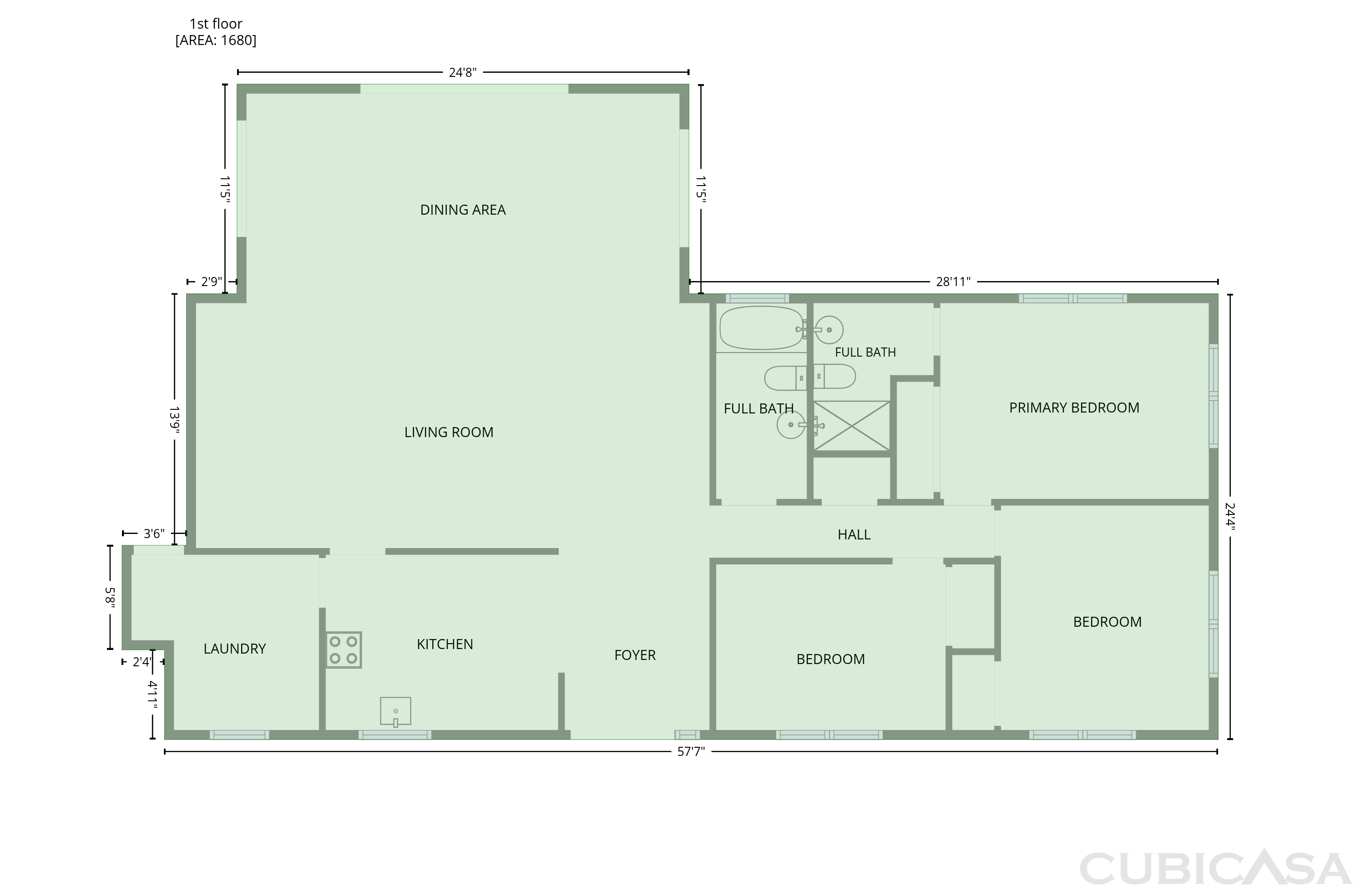Main Floor of 4040 Sierra Madre Dr S, Jacksonville, FL