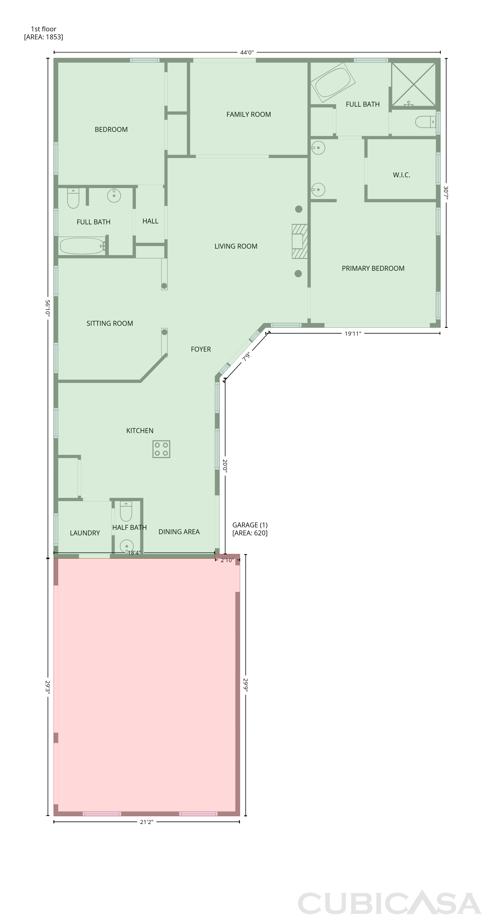 Main Floor of 3608 Creekside Dr, Sebring, FL