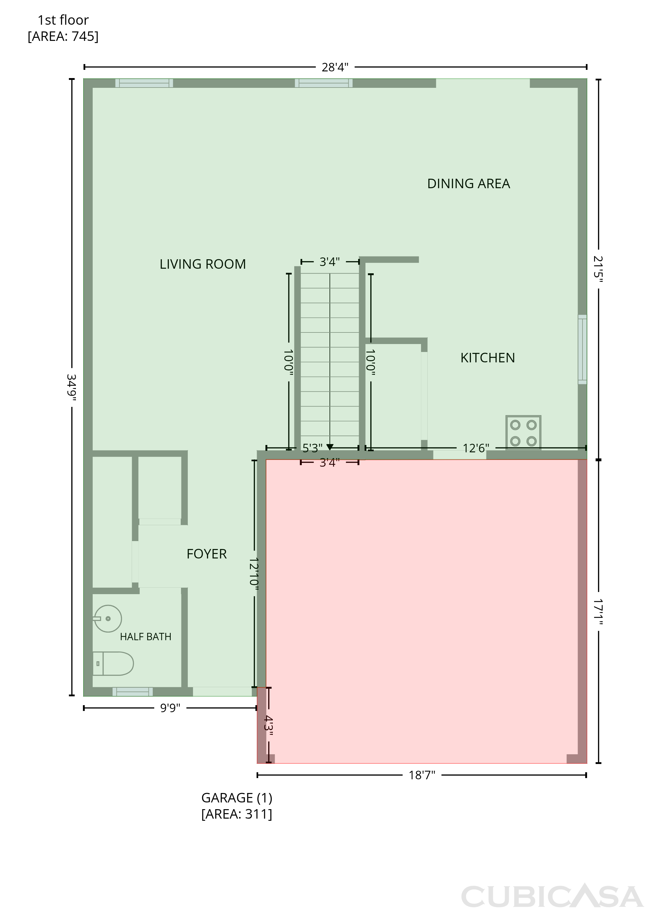 Main Floor of 11307 Narrowleaf Dr, Indianapolis, IN