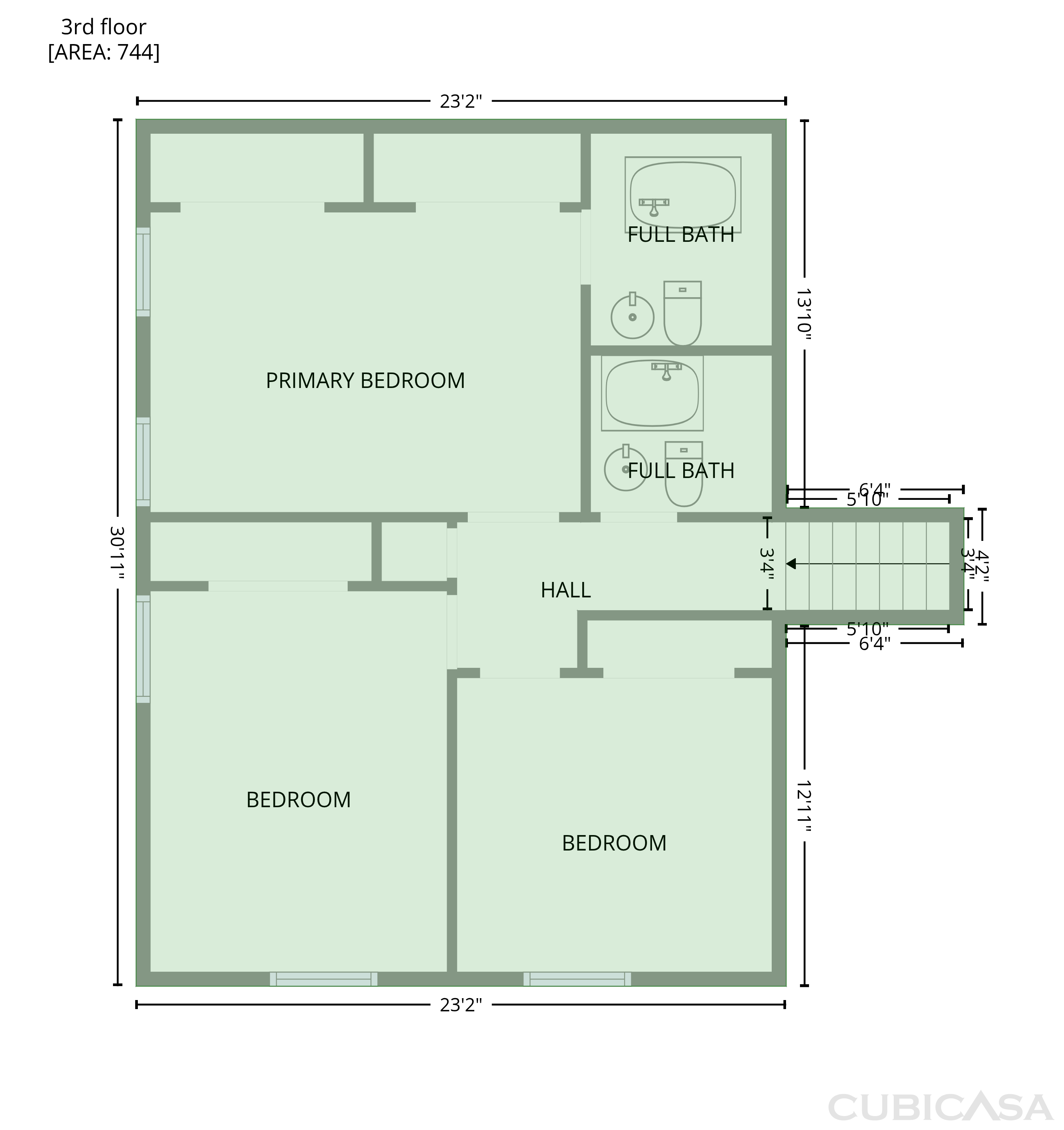 Third Floor of 11 Chanter Ct, Durham, NC