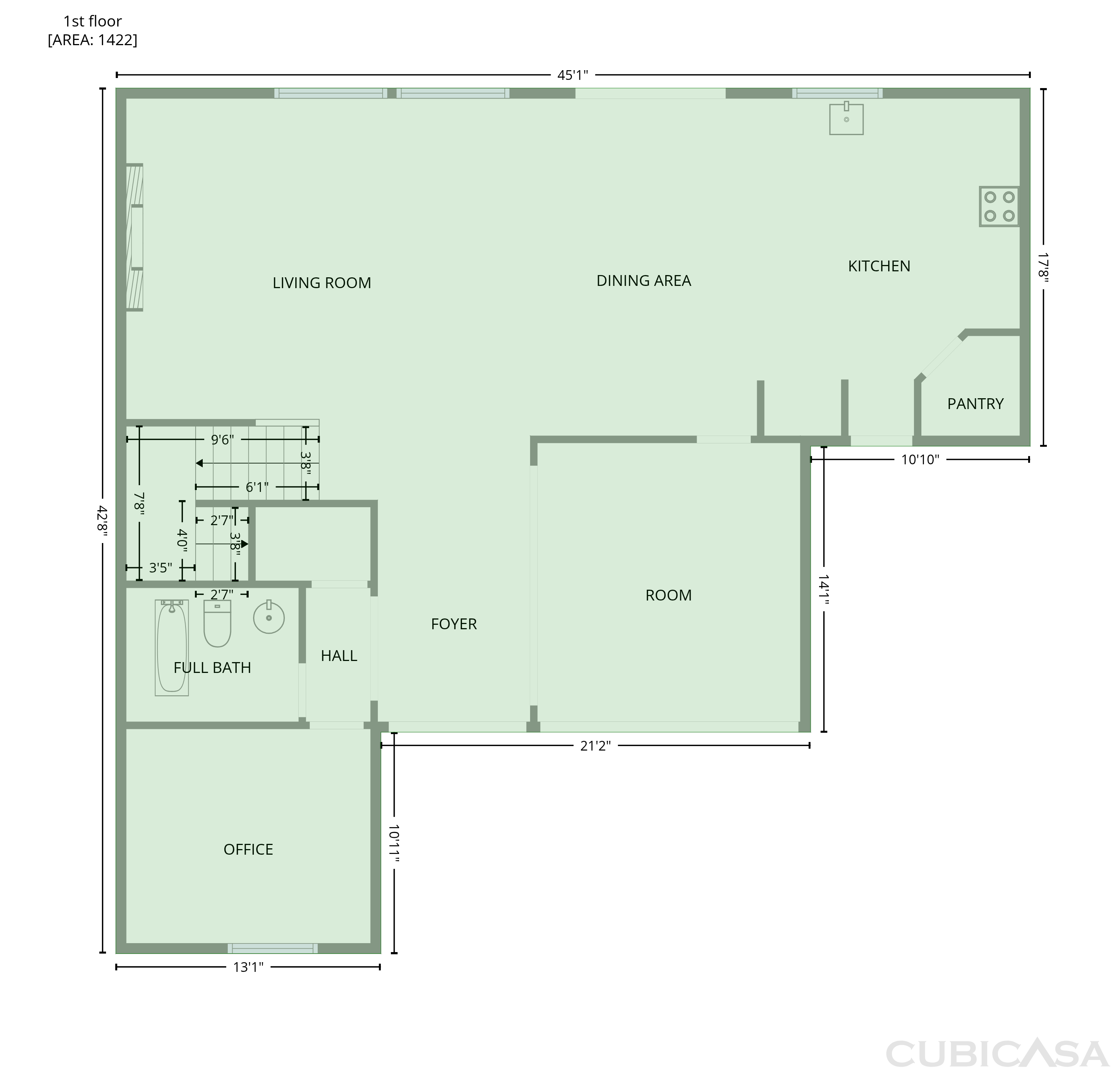 Main Floor of 5022 Birch Valley Way, Rancho Cordova, CA