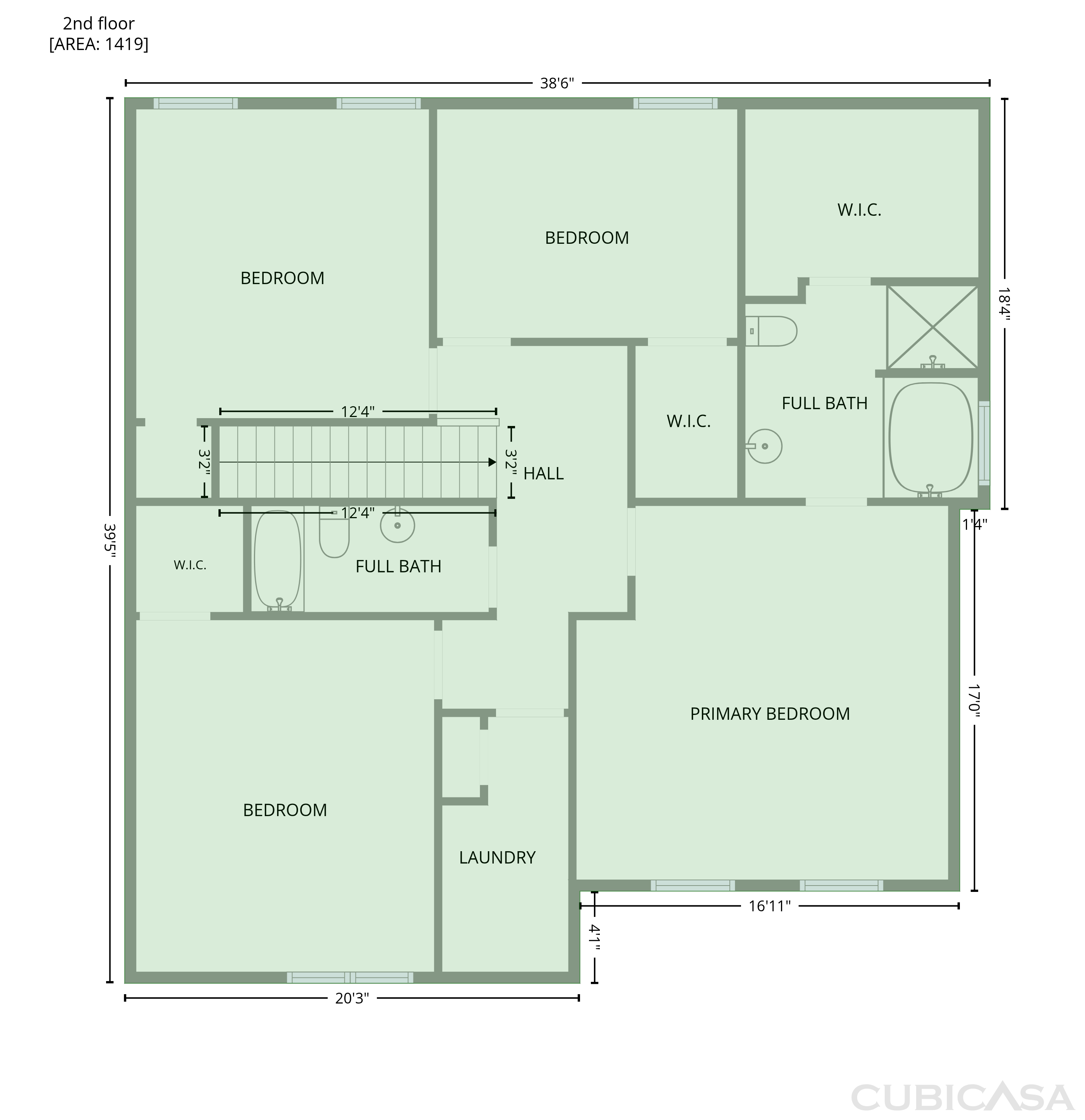 Second Floor of 2048 Massey Ln, Winder, GA
