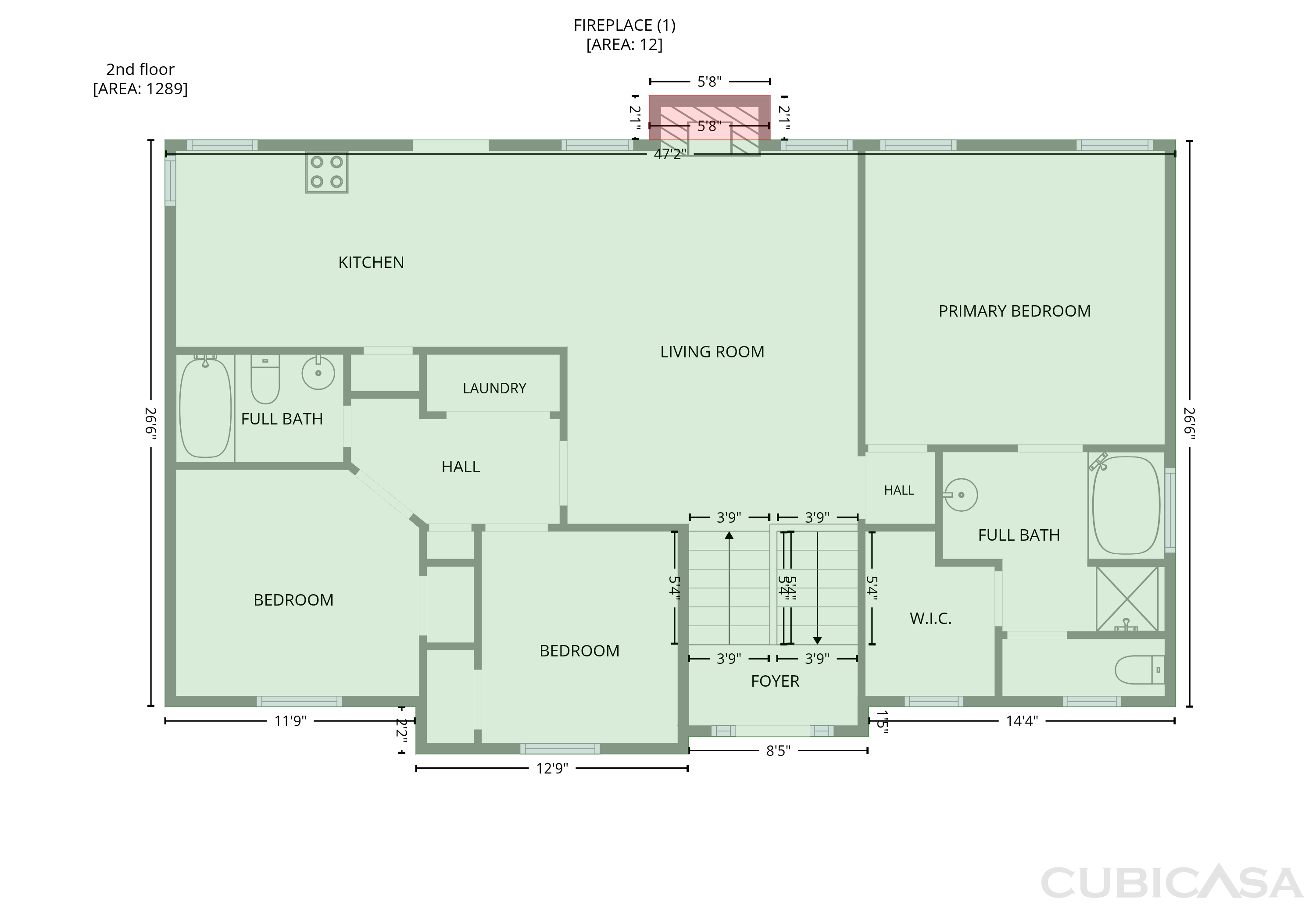 Second Floor of 272 Mountain Brook Cir, Dahlonega, GA